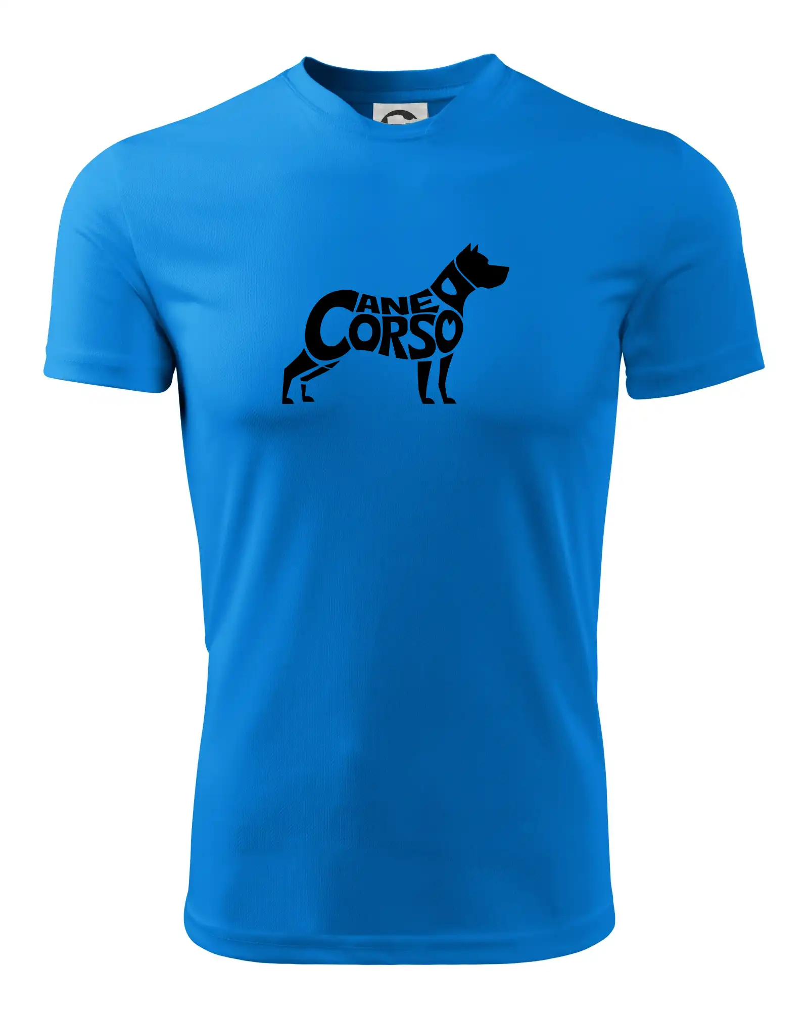 Ostatné psie plemená - Cane corso nápis v tele - Pánske tričko Fantasy športové