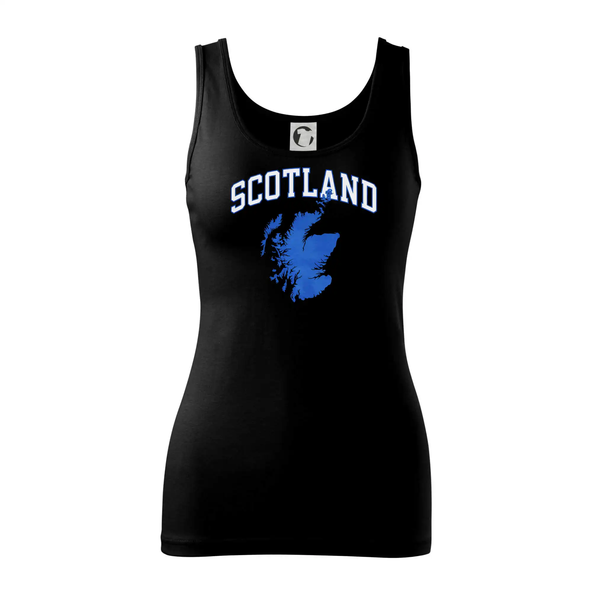 Scotland nápis s mapou