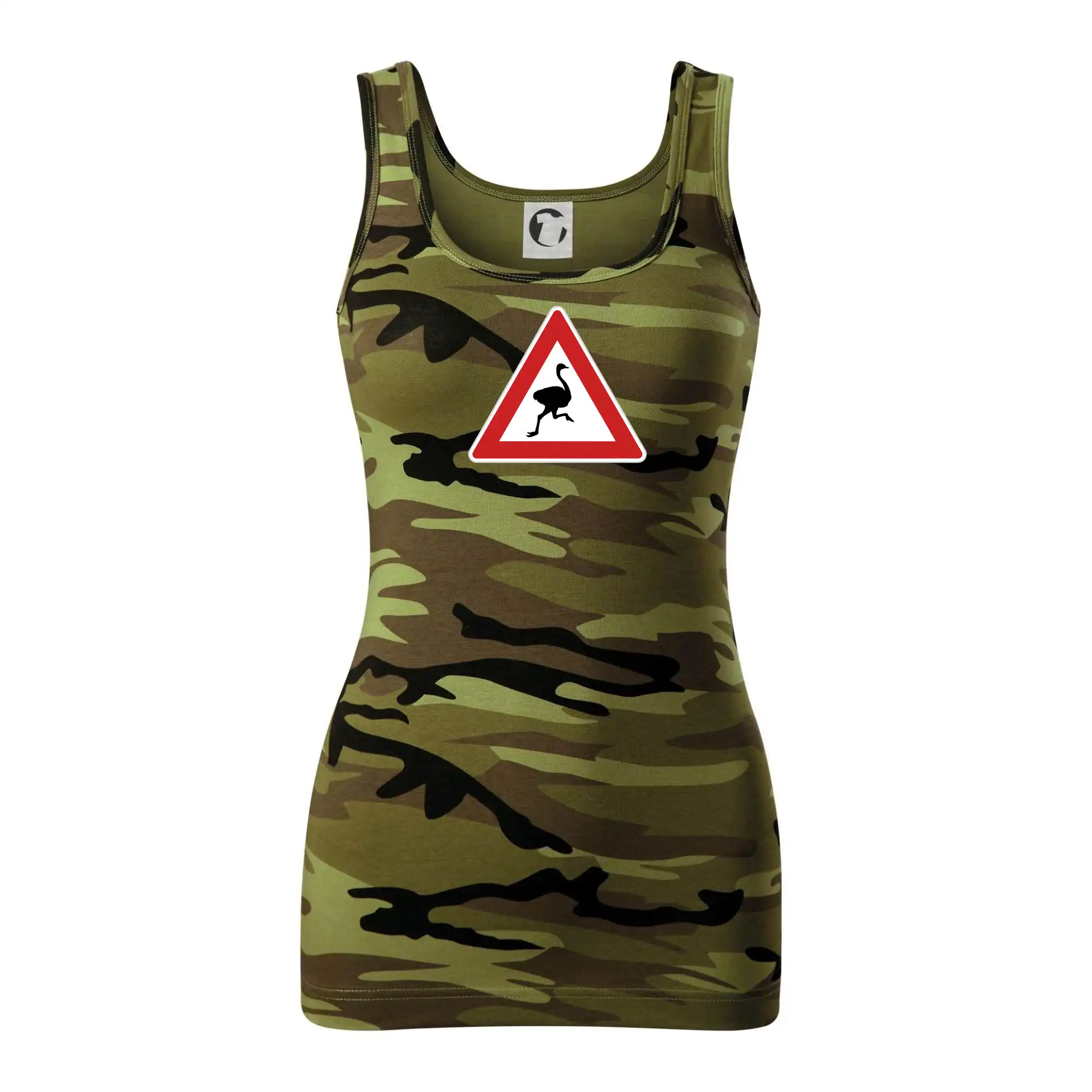 Dopravní značka - Pozor pštros