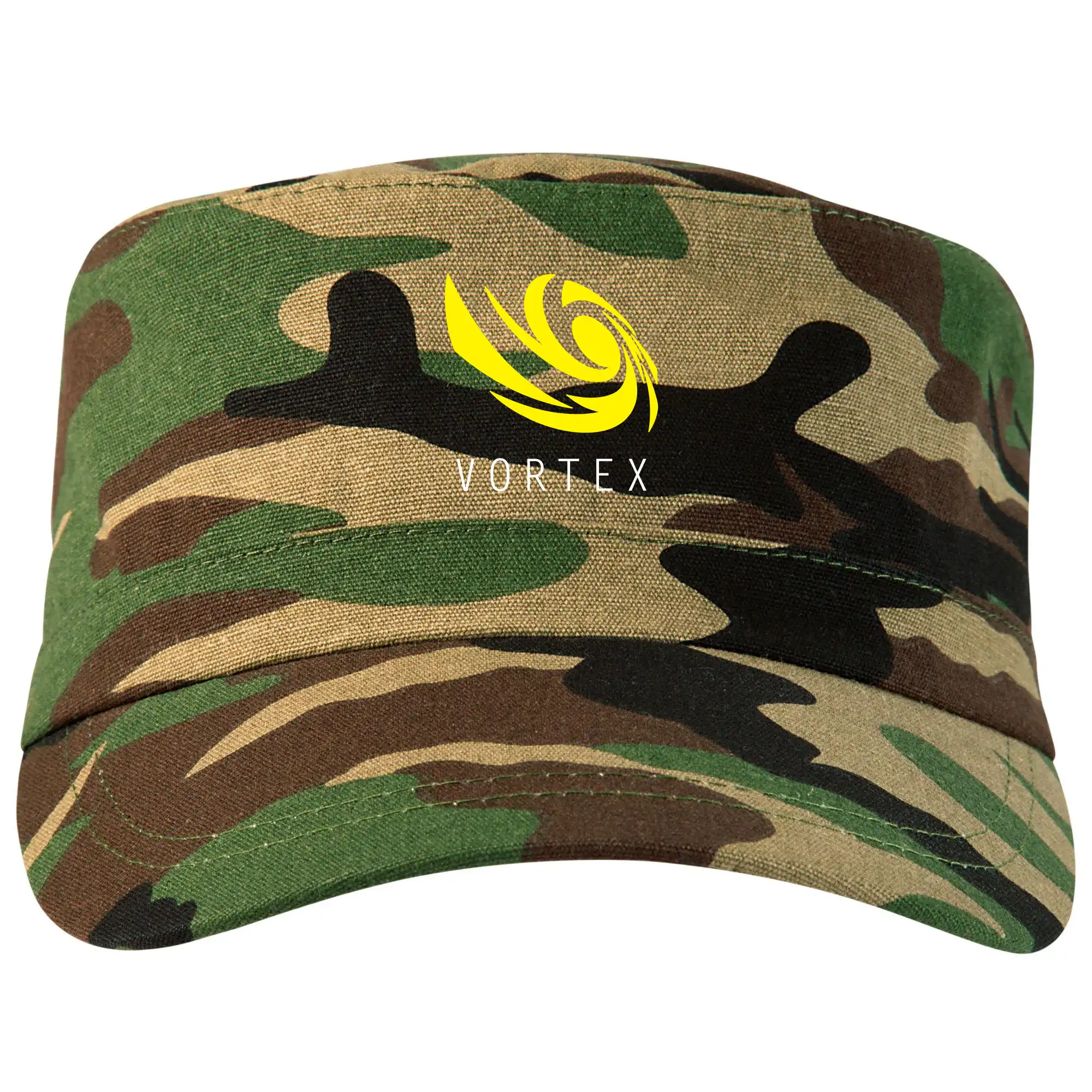 Tričká, mikiny a šiltovky pre Youtubery - Vortex logo farebné - Šiltovka CAMO
