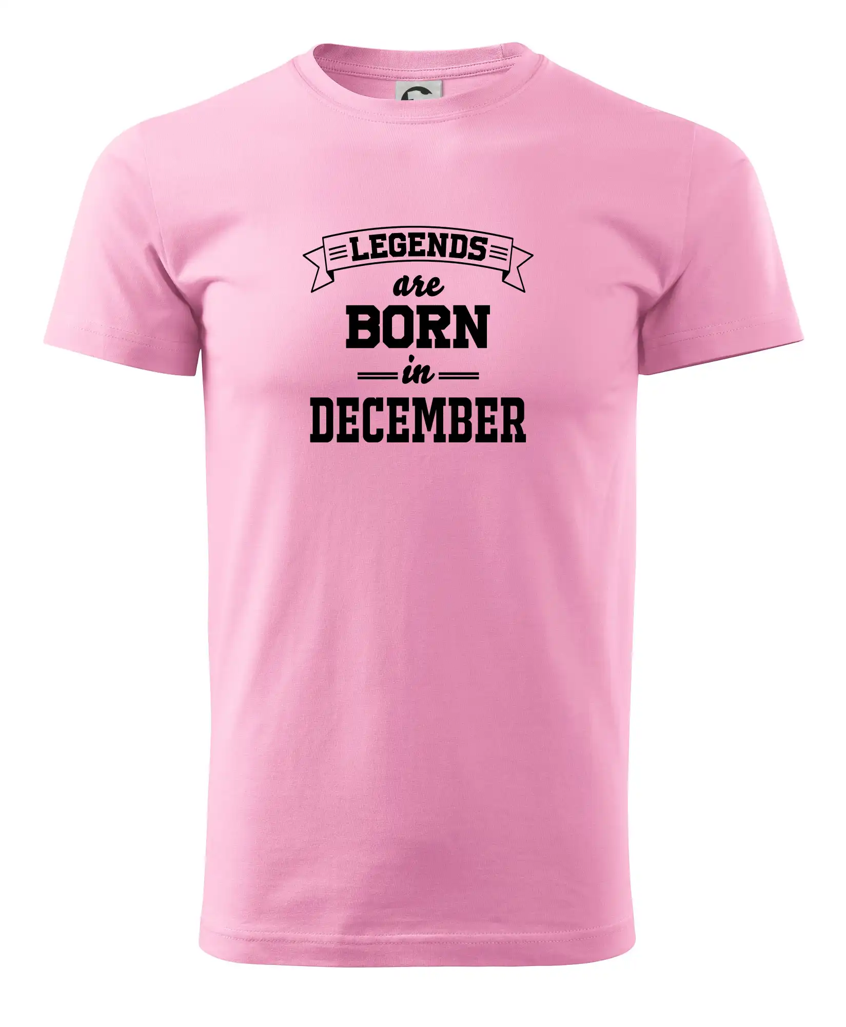 Tričká pre narodených v decembri - Legends are born in December - Pánske tričko nižšej gramáže