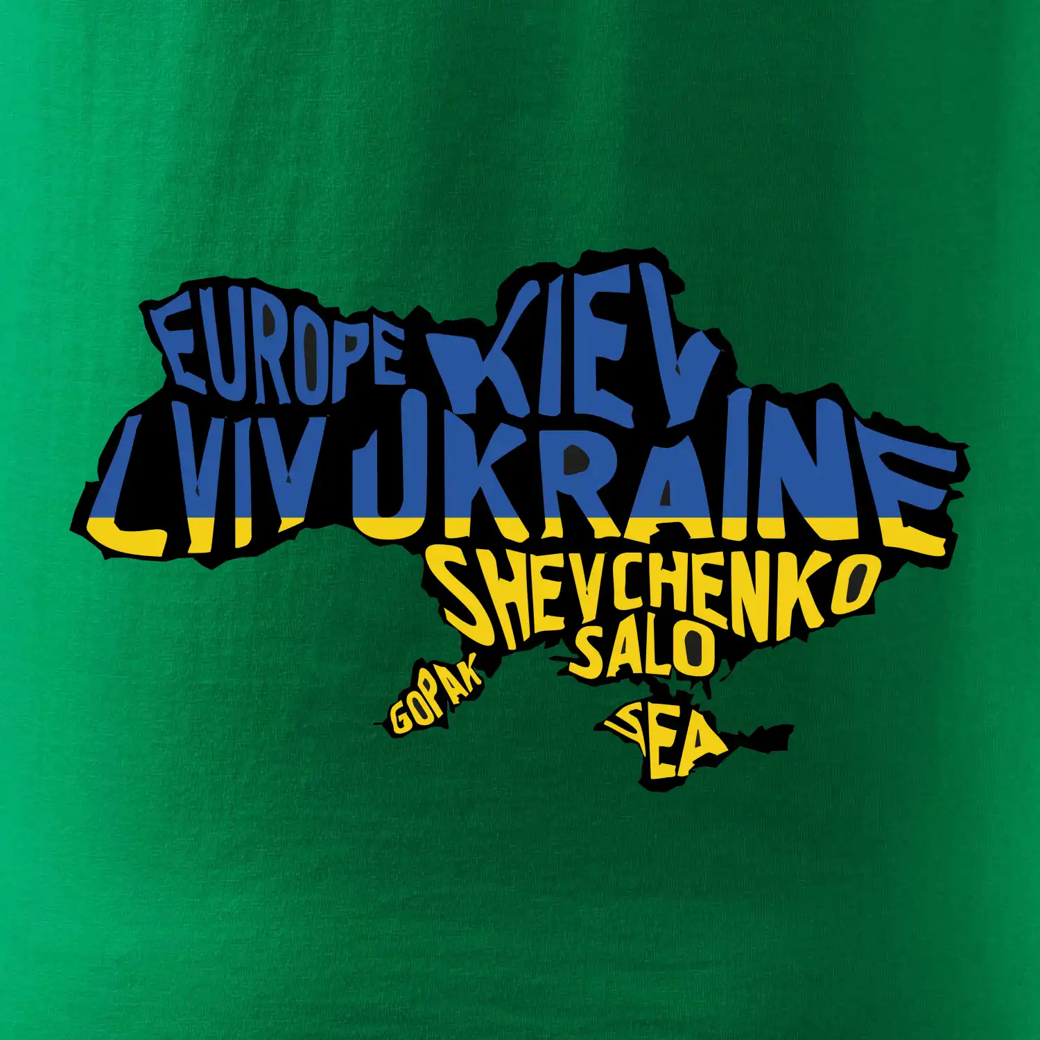 Ukrajina - jména měst - Evropa