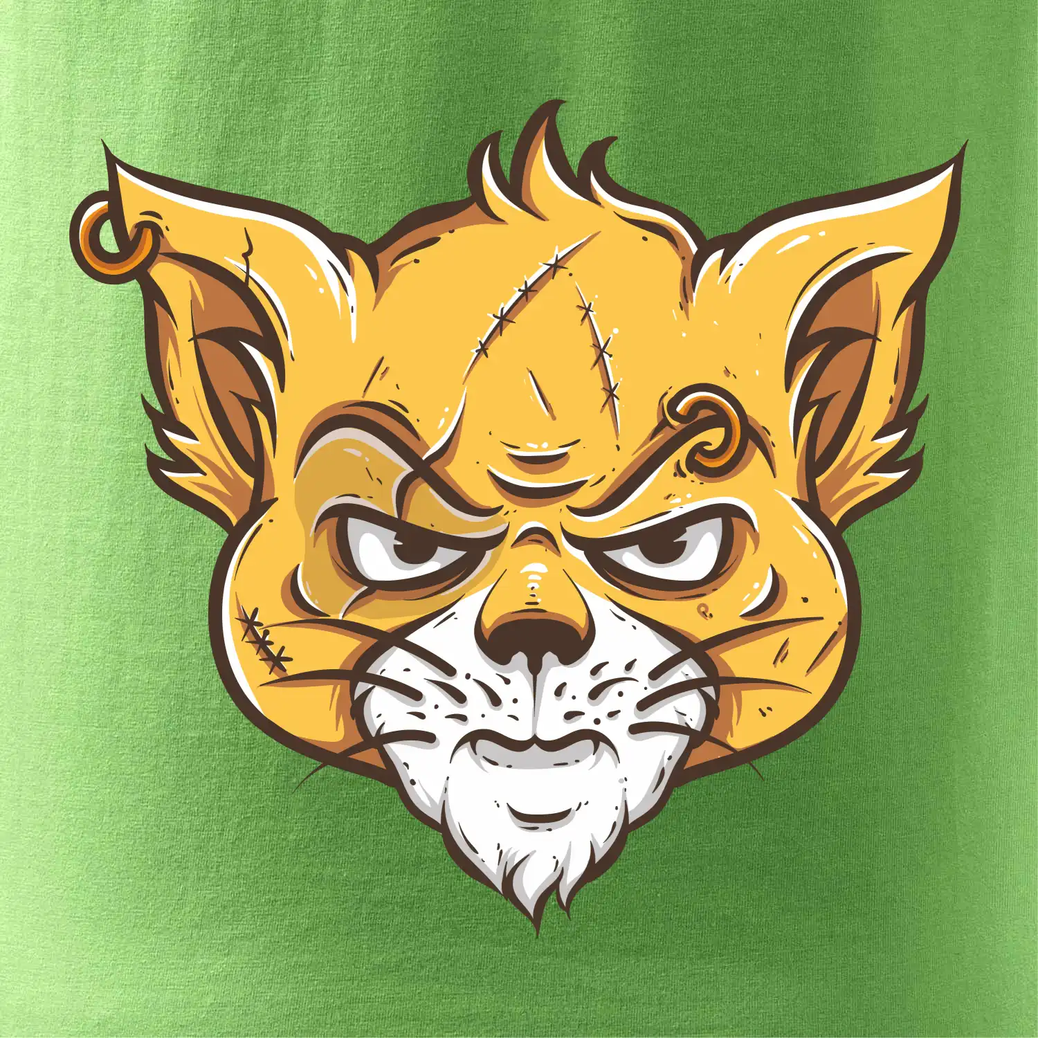 Nasraná kočka Thug life