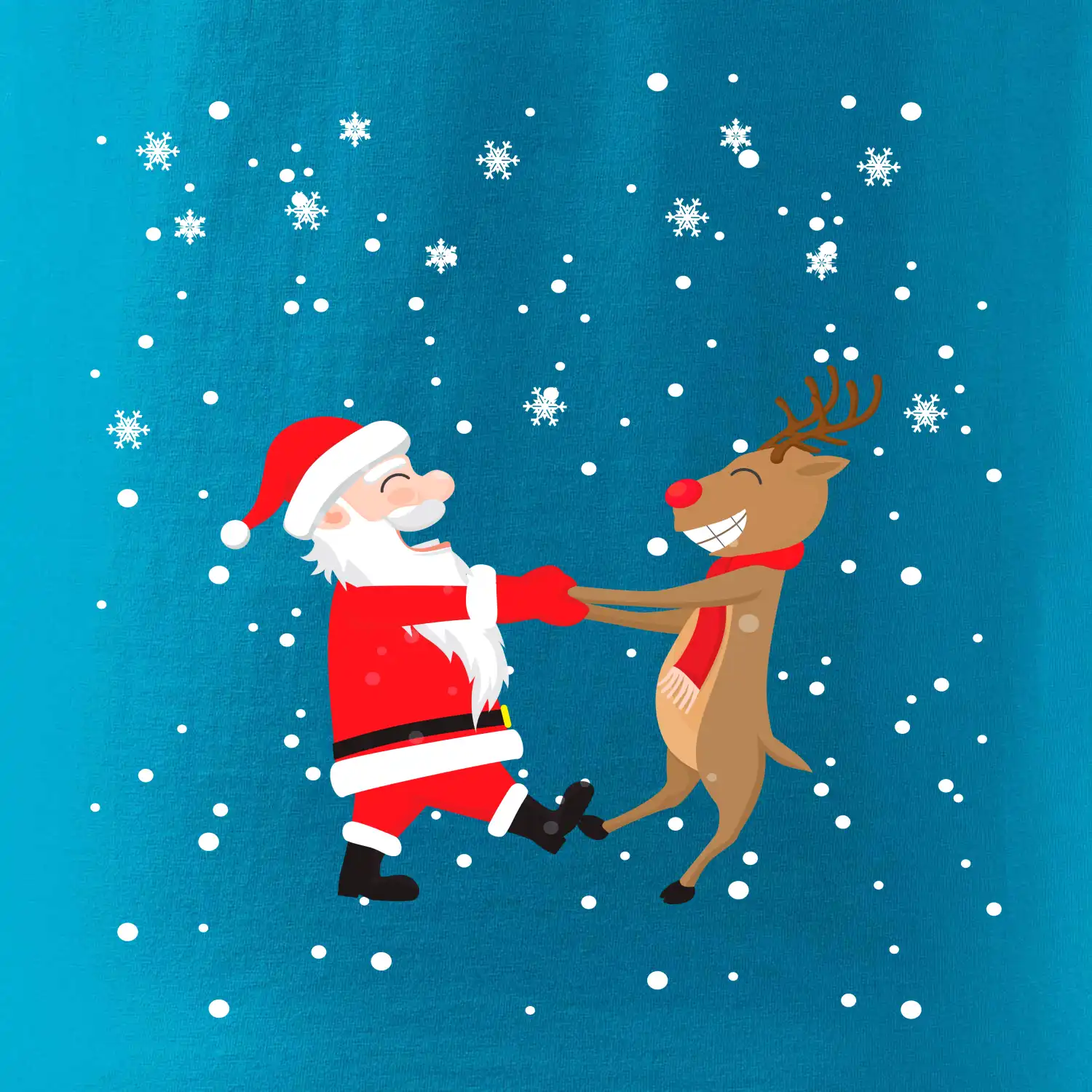 Tancující Santa a sob