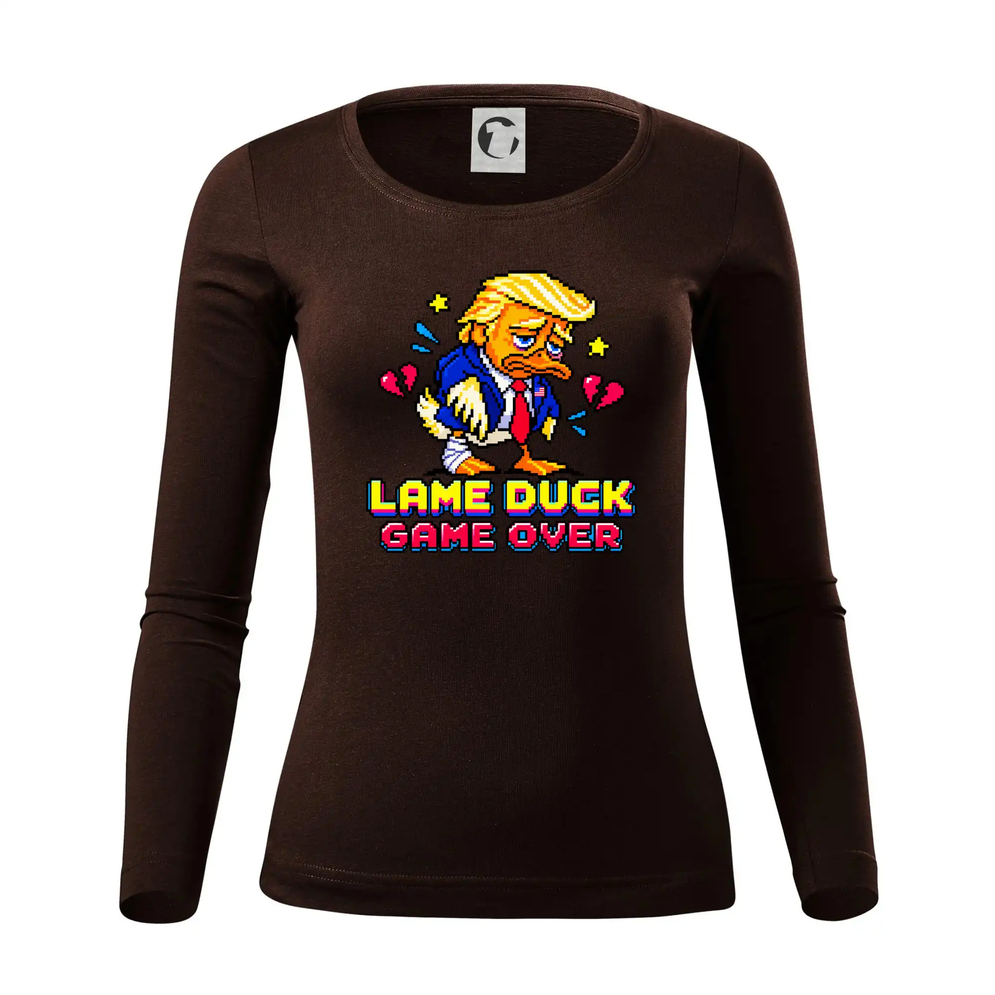 Trump lame duck pixel art game over