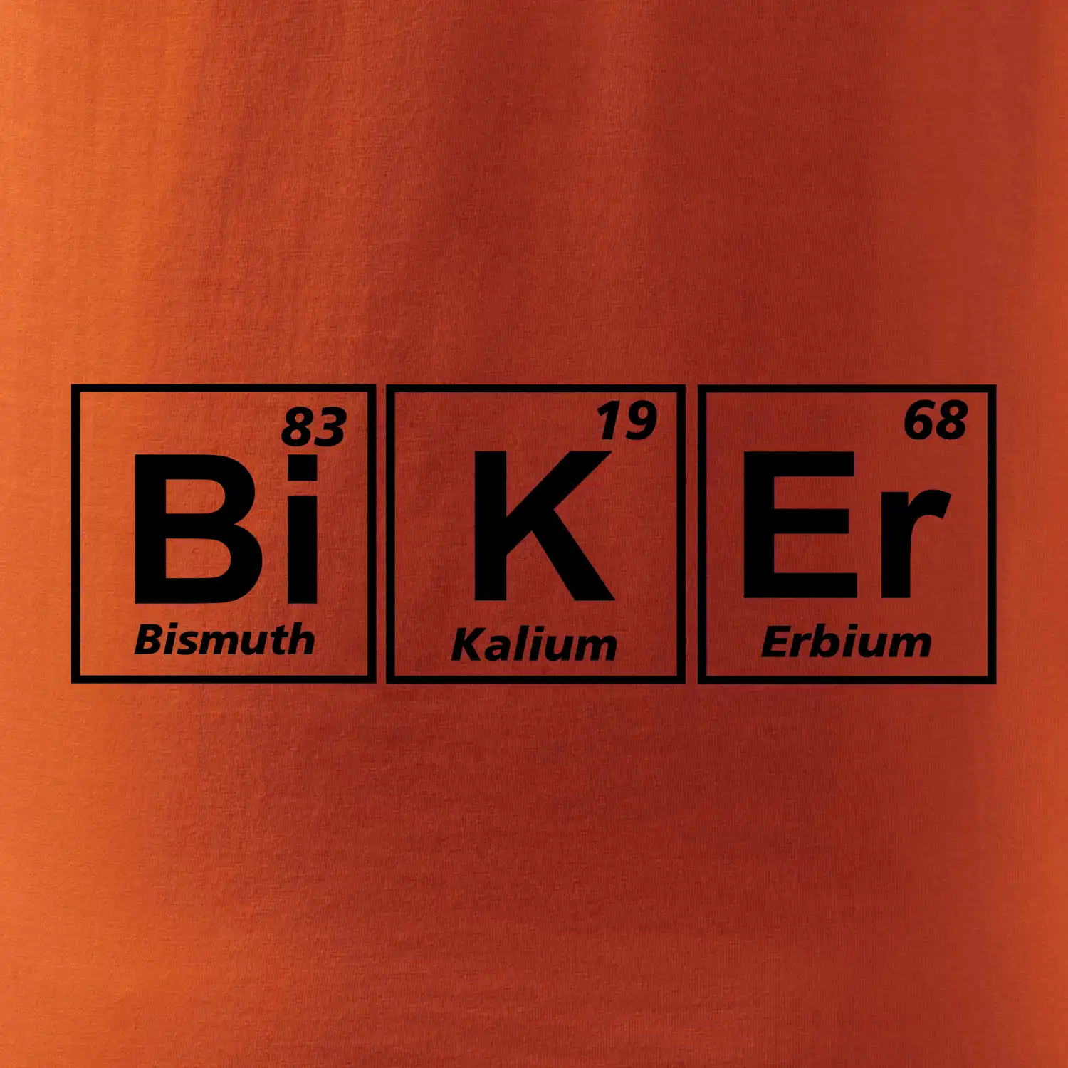 Biker  - Tabulka prvků