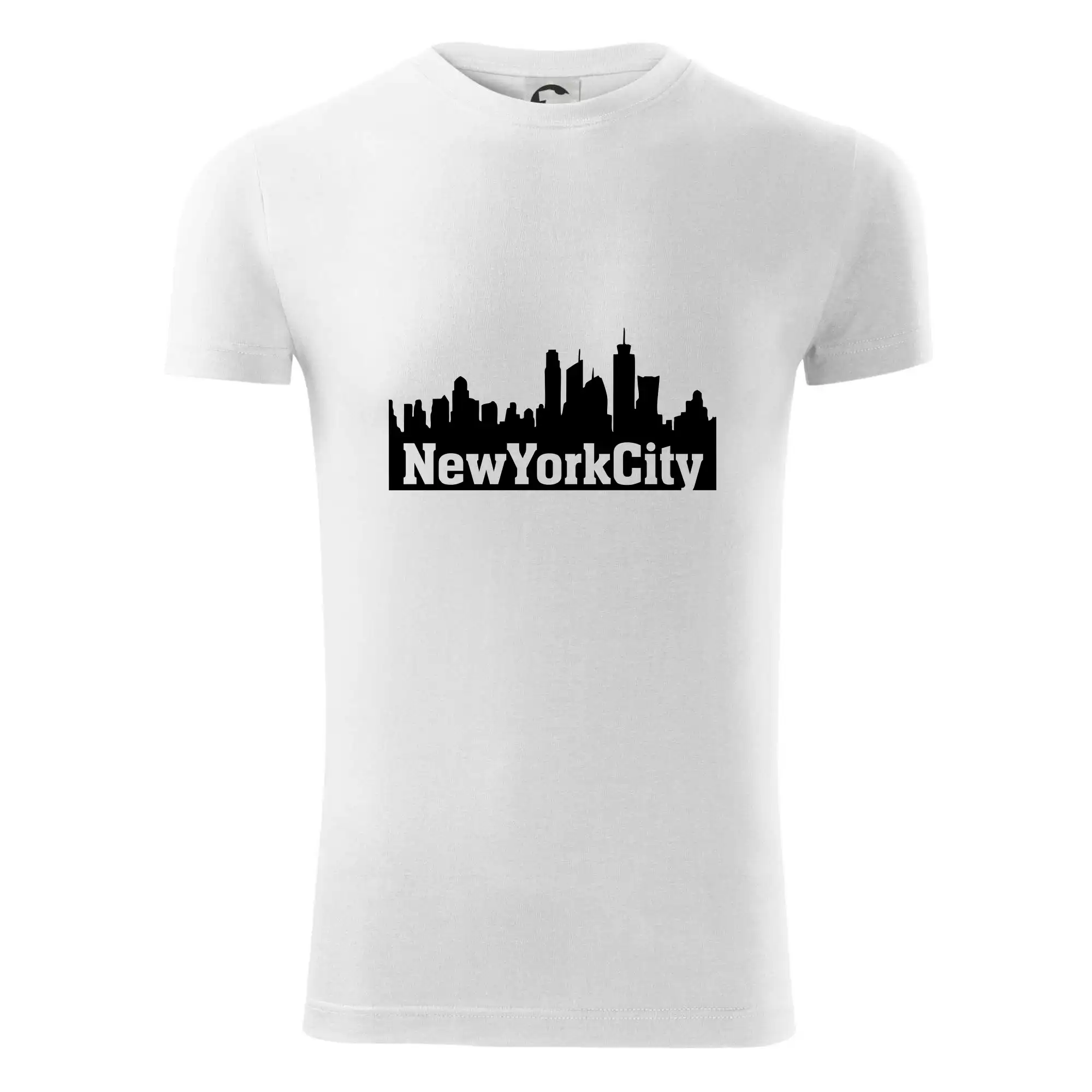 Tričká USA - New York City silueta - Viper FIT - Pánske zúžené tričko
