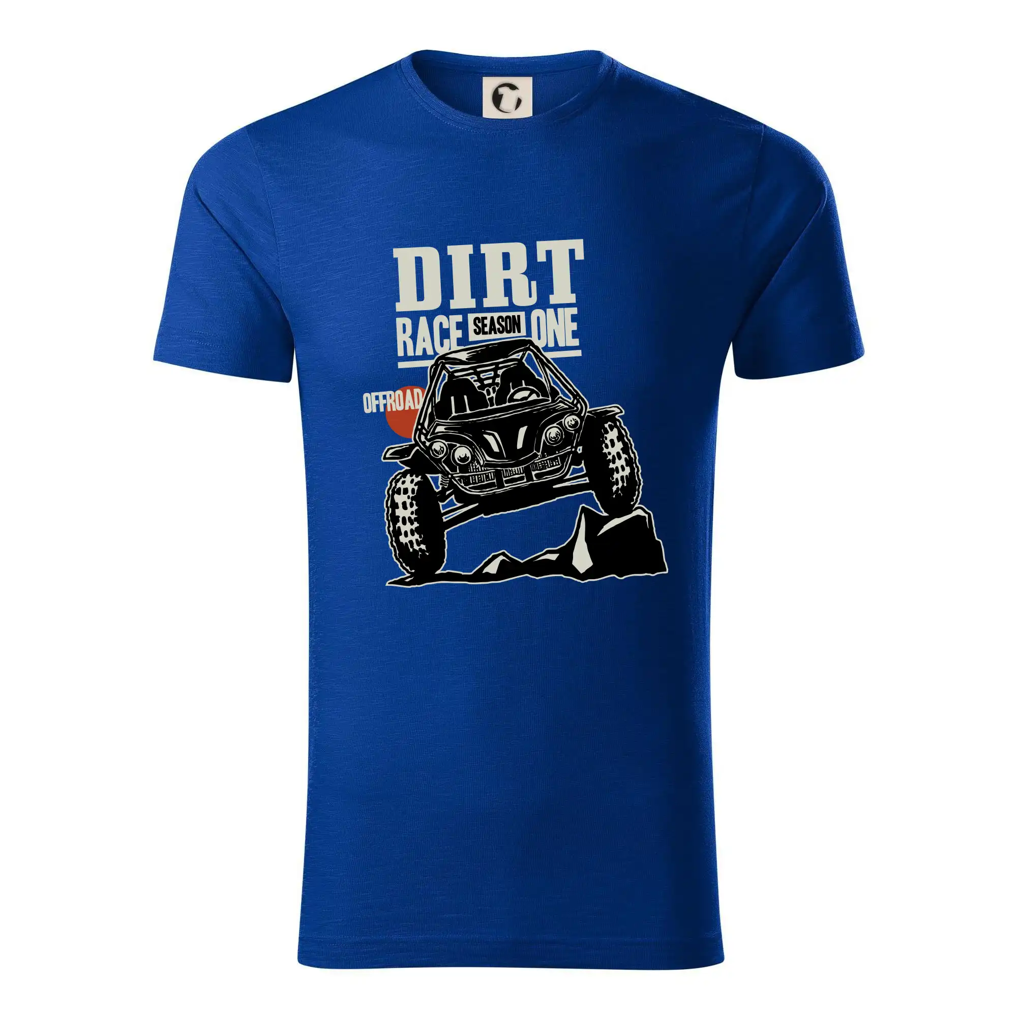 Auto tričká - Dirt race offroad - Tričko z organickej bavlny