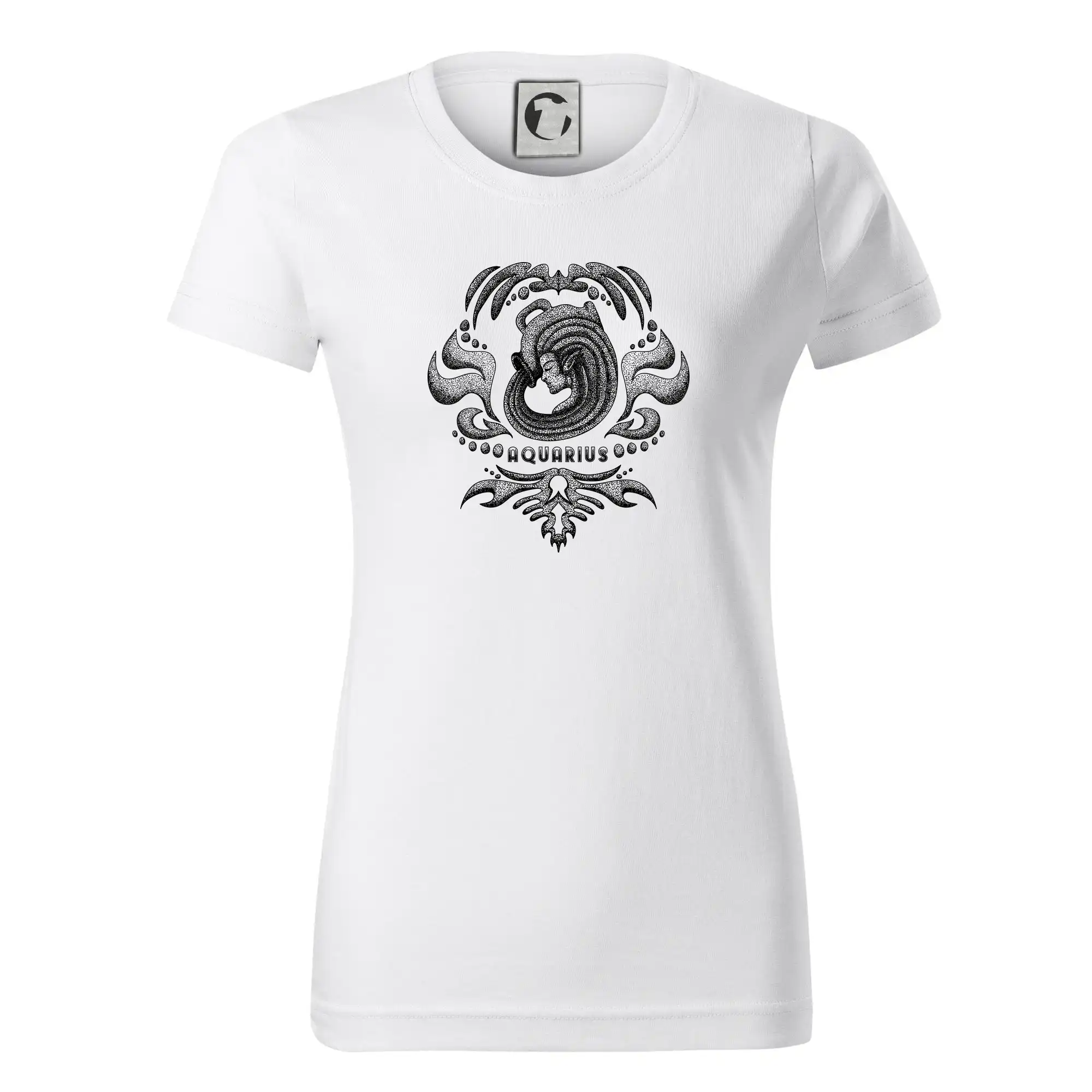 Tričká vodnár - Aquarius - vintage - Dámske tričko basic - ľahko voľnejšie a dlhšie