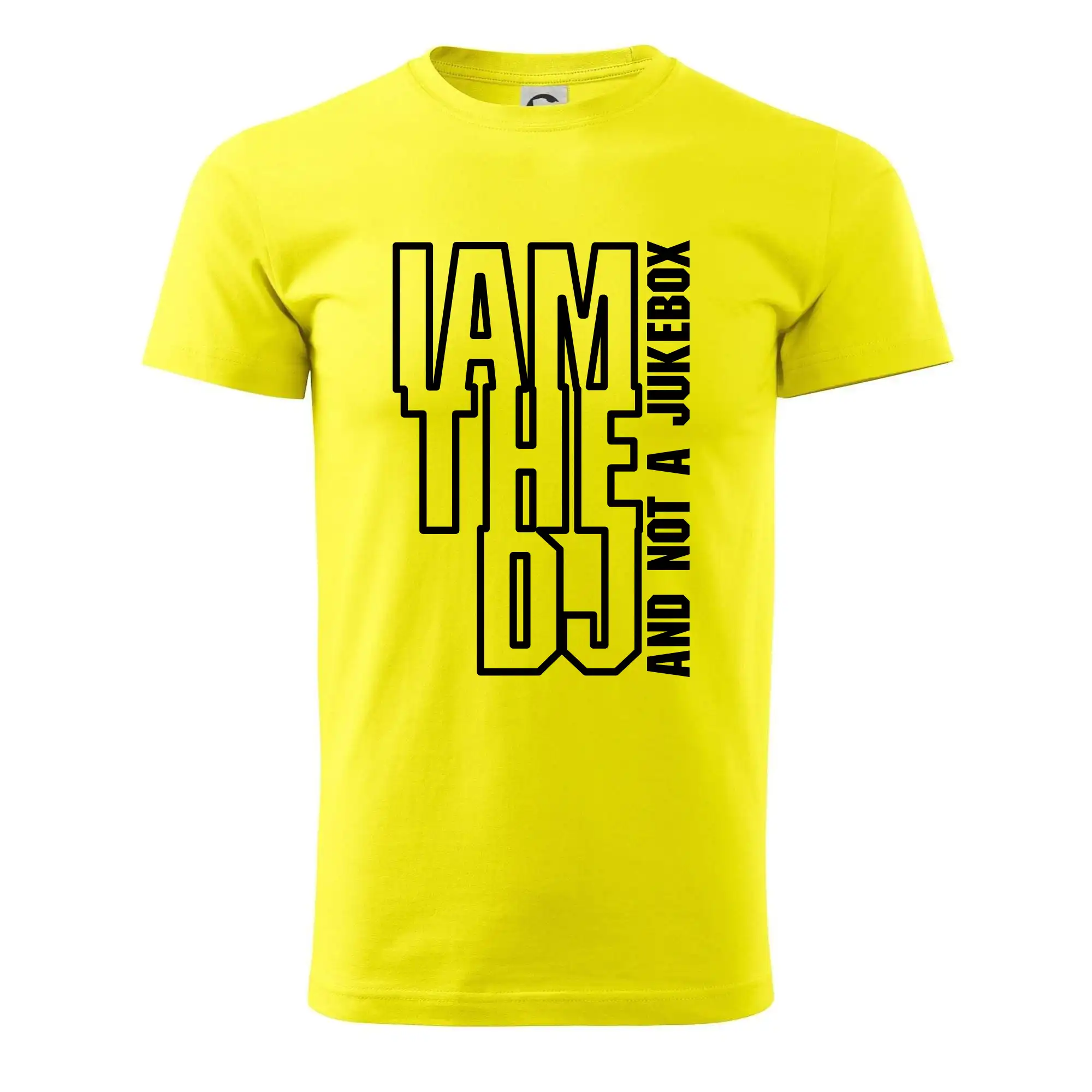 Tričká na párty - Iam the dj and not a jukebox na výšku - Pánske tričko nižšej gramáže