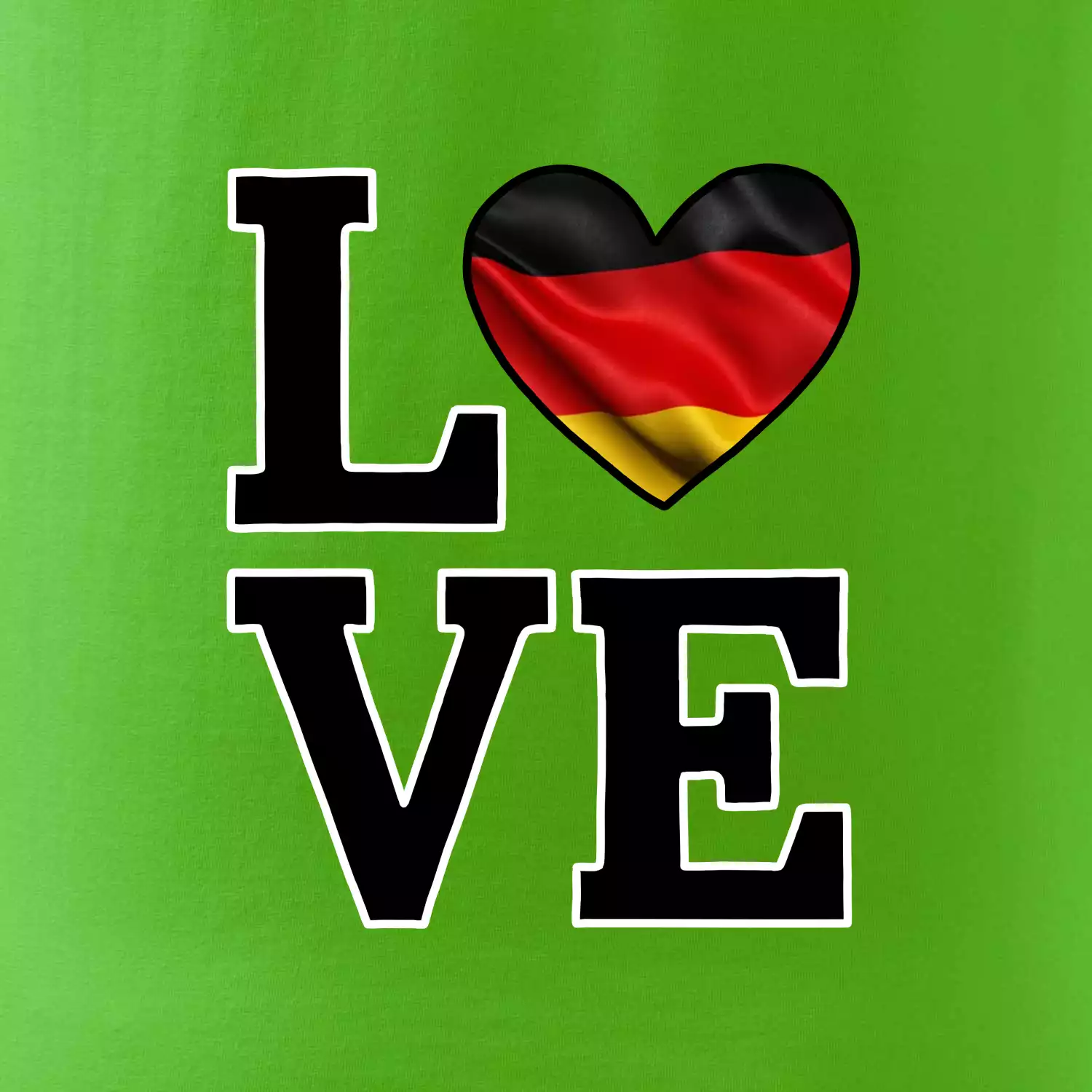 Love Německá vlajka