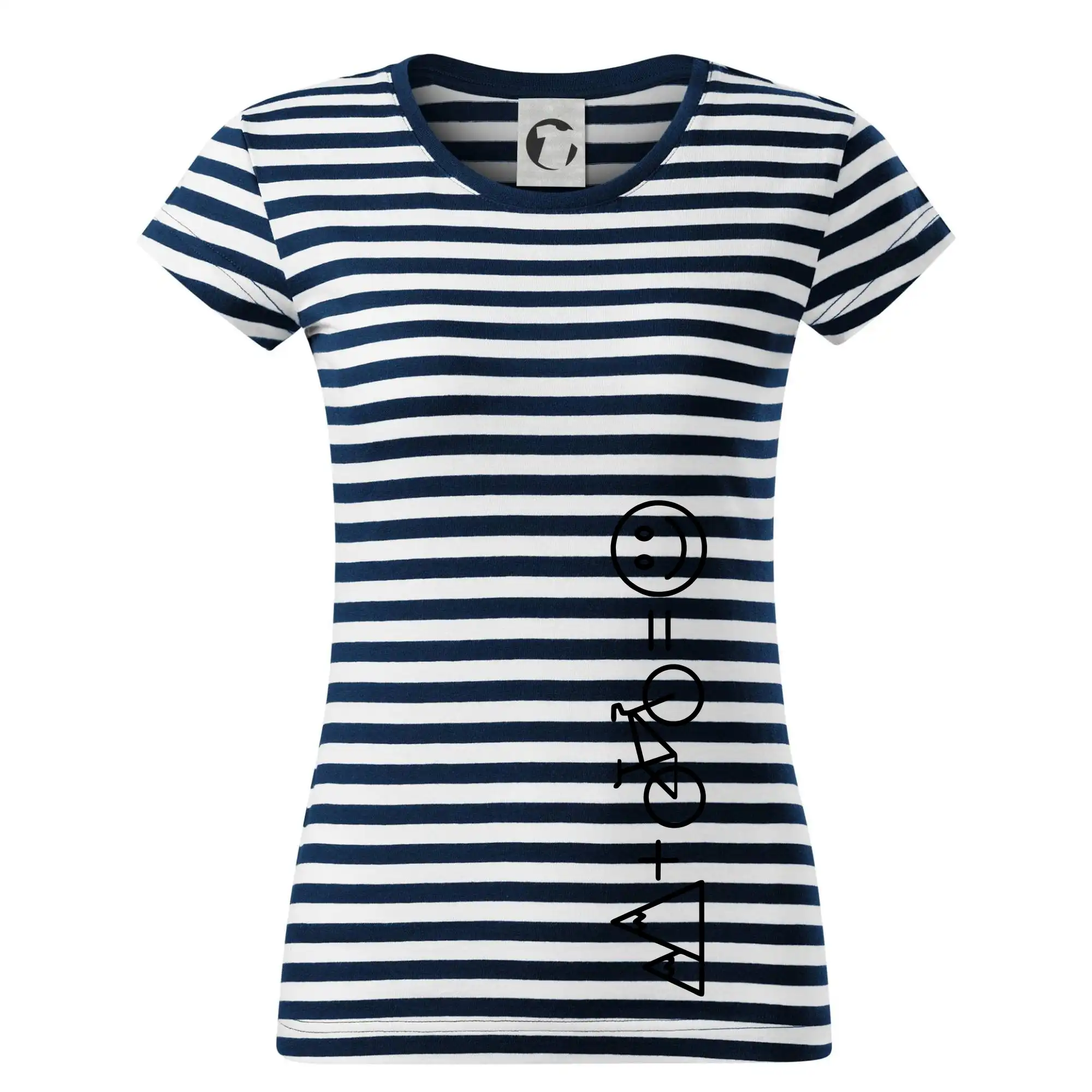 Tričko ako darček pre cyklistu - Hory bicykel úsmev - Tričko na vodu