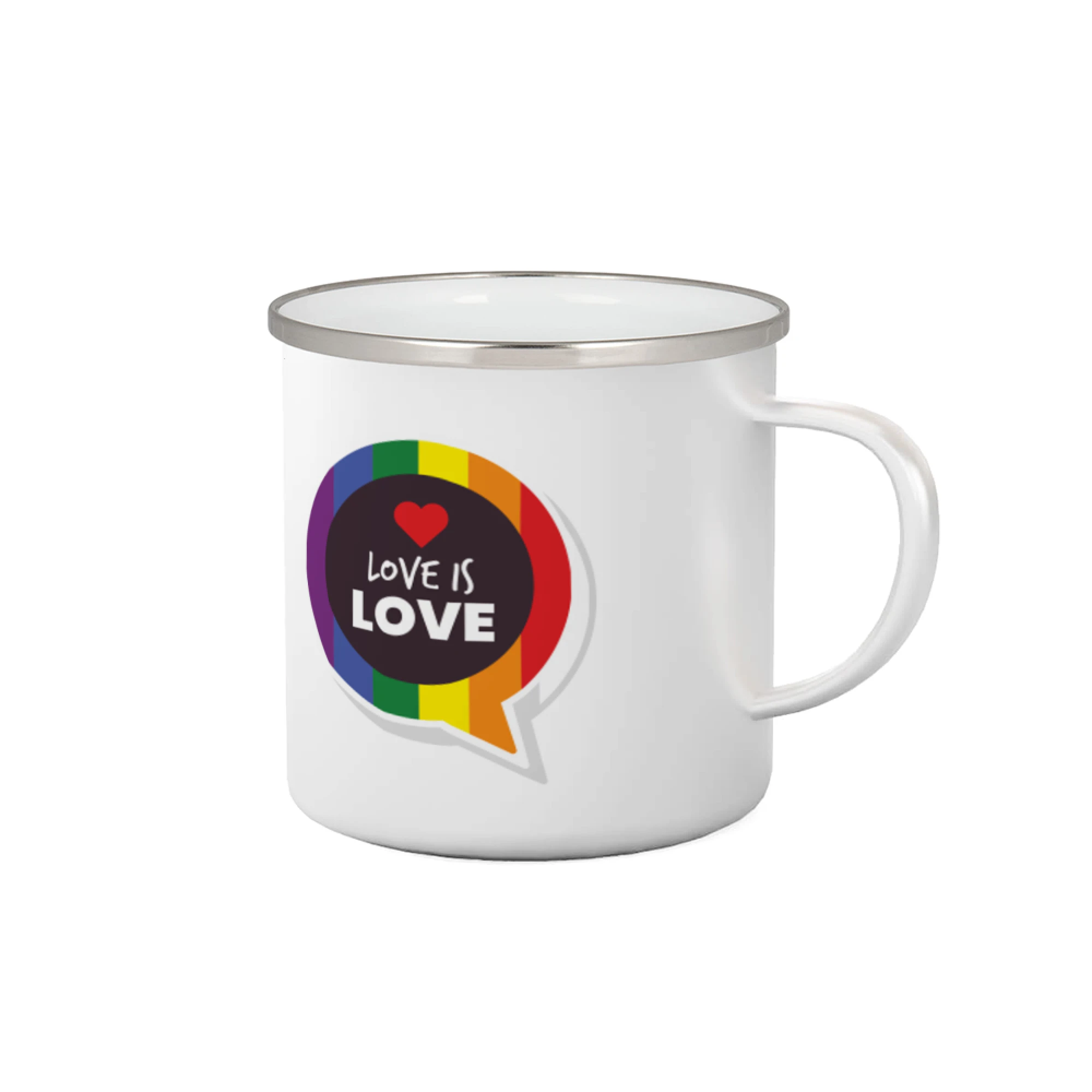 Tričká pre LGBT a Queer komunitu - Love is love bublina - Plecháčik