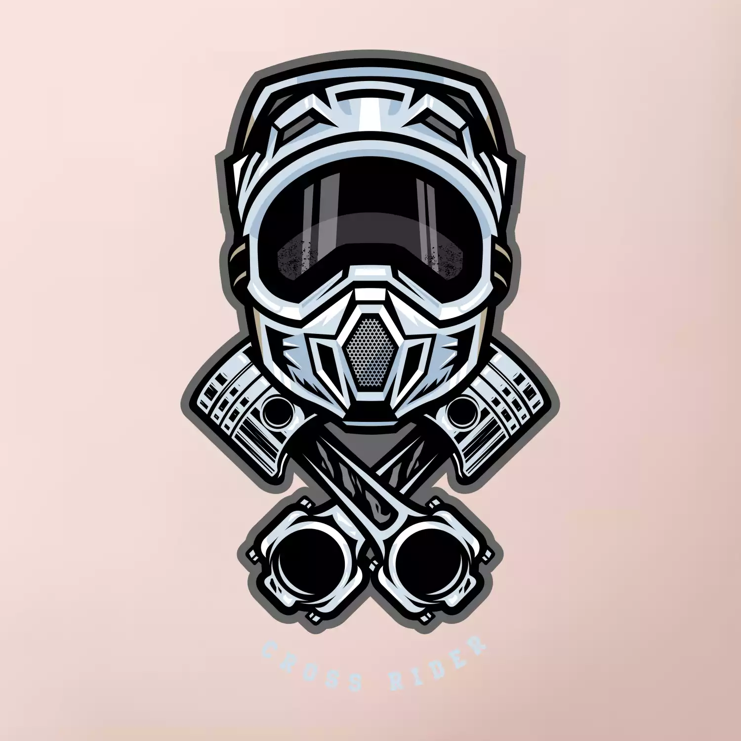 Cross rider piesty helma