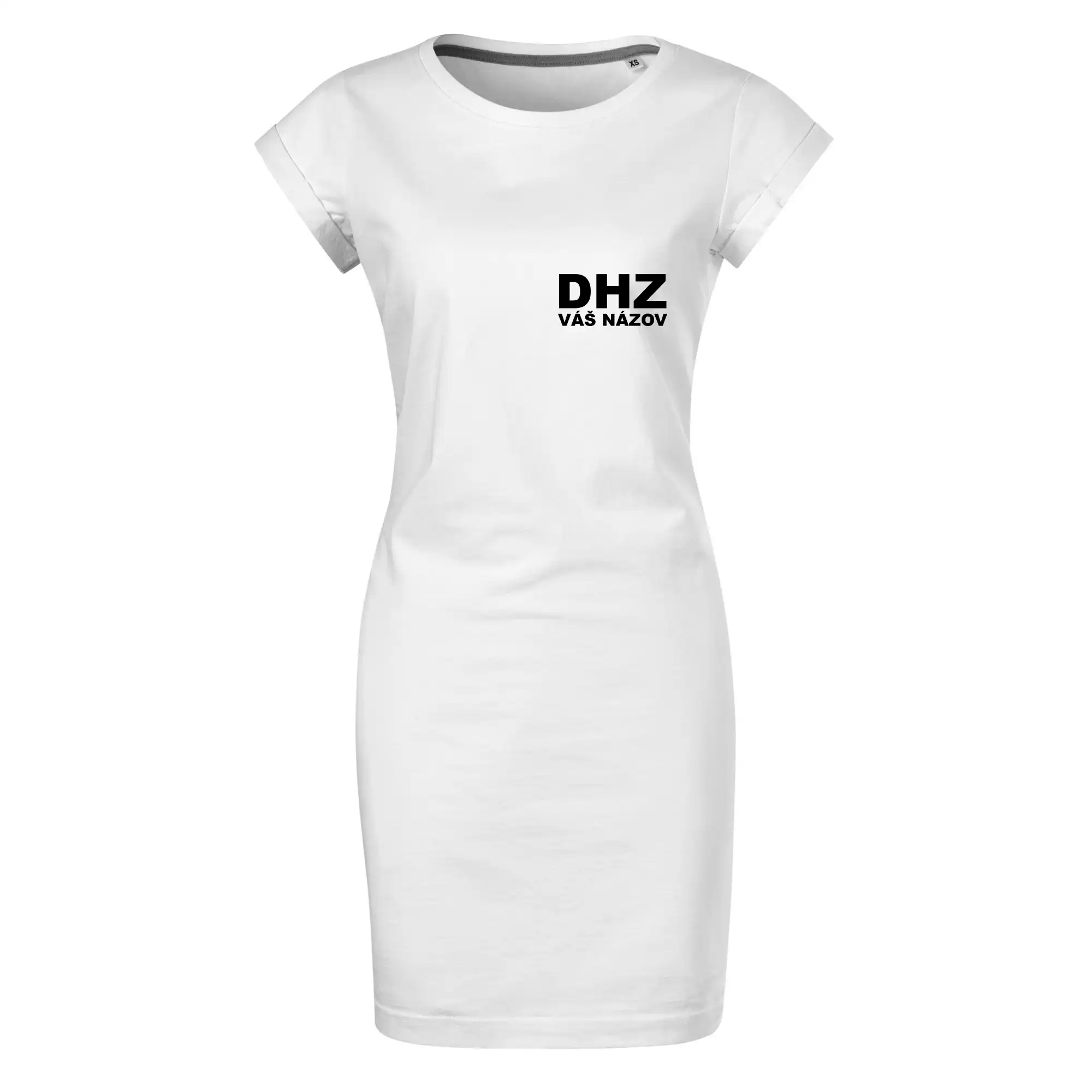 Originálne tričká pre hasičov - DHZ nápis (názov zboru - vlastný nápis) - Tričko Šaty FREEDOM