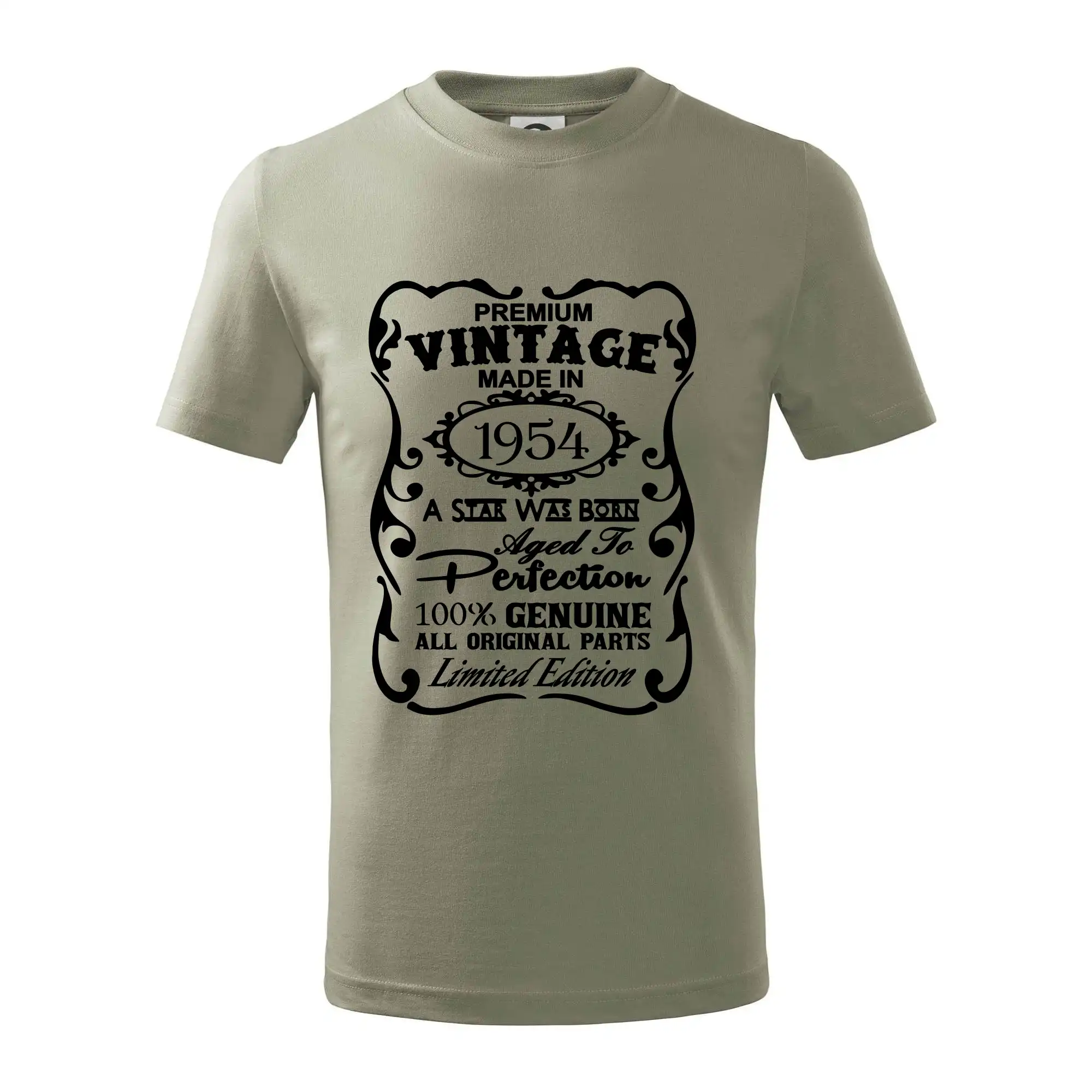 Trička s ročníkom 1954 - Vintage Etiketa - 1954 - Tričko detské bavlnené