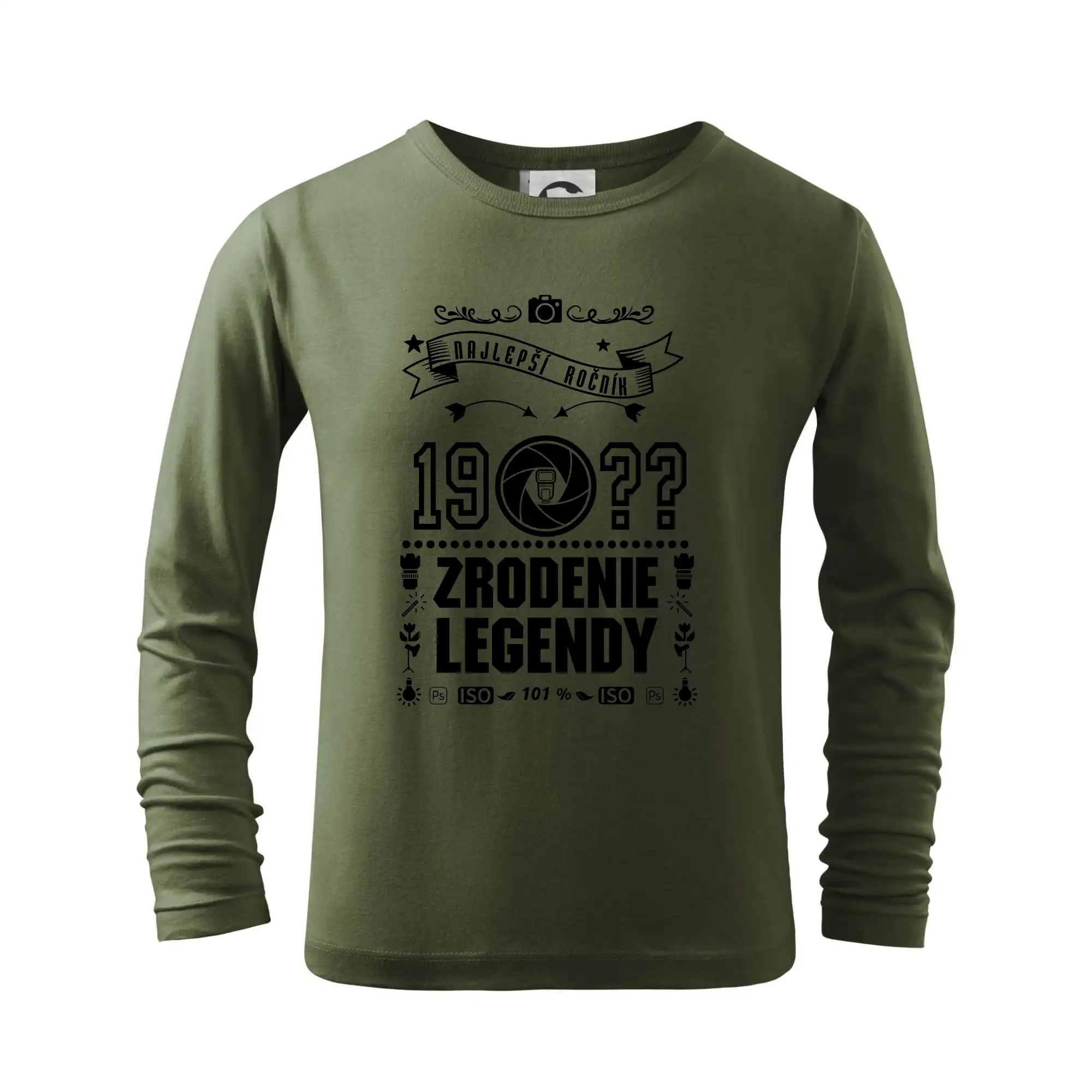 Trička Zrodenie legendy - Zrodenie legendy pre fotografa - Tričko detské Long Sleeve