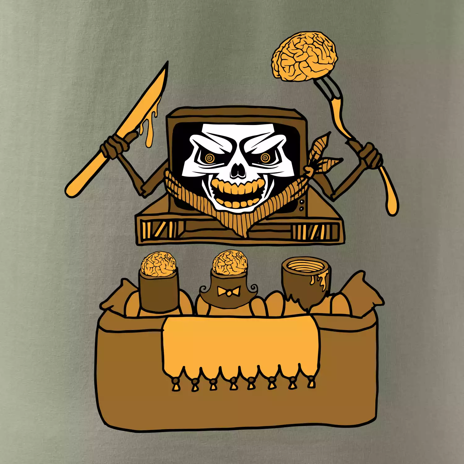 Mozkožrút - televízia (Pecka design)