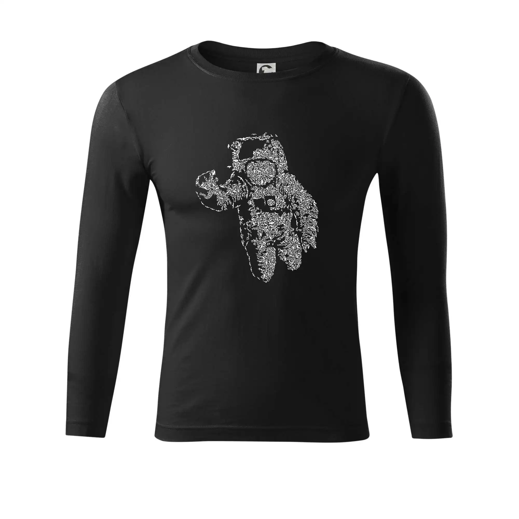 Vesmirne tričká - Flying Astronaut - Tričko Progress s dlhým rukávom