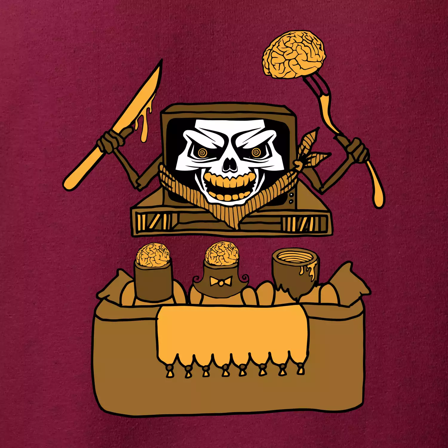 Mozkožrút - televízia (Pecka design)