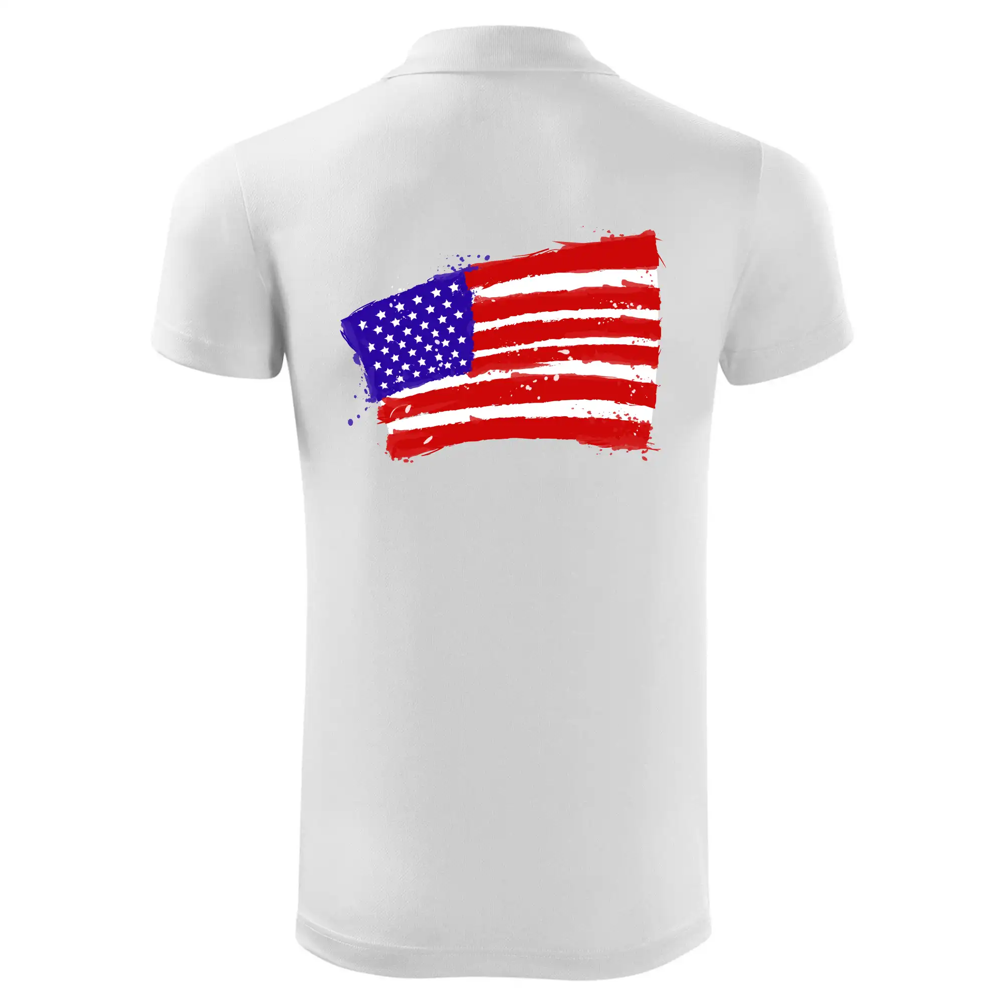 Americká vlajka ohnutá