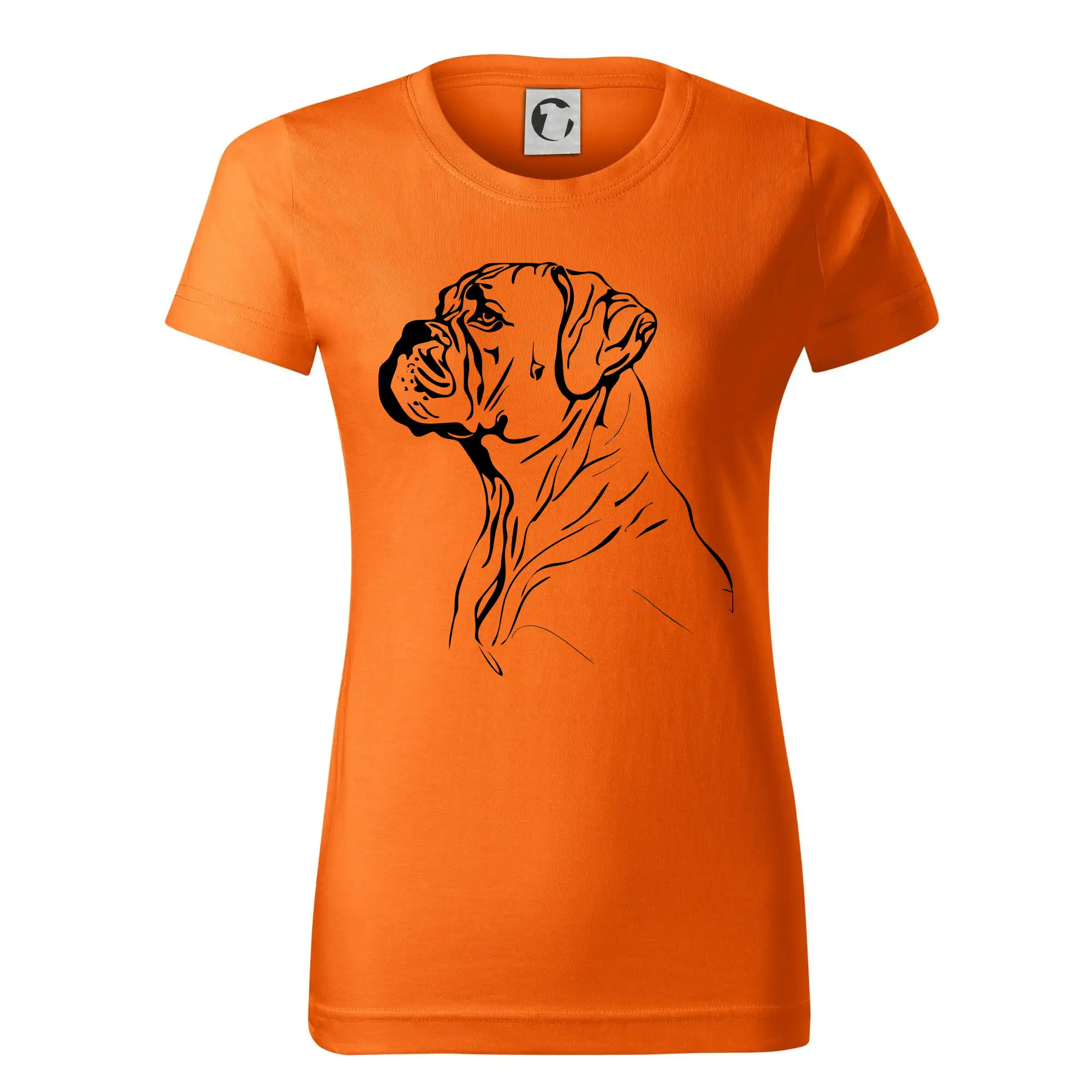 Boxer černá kresba