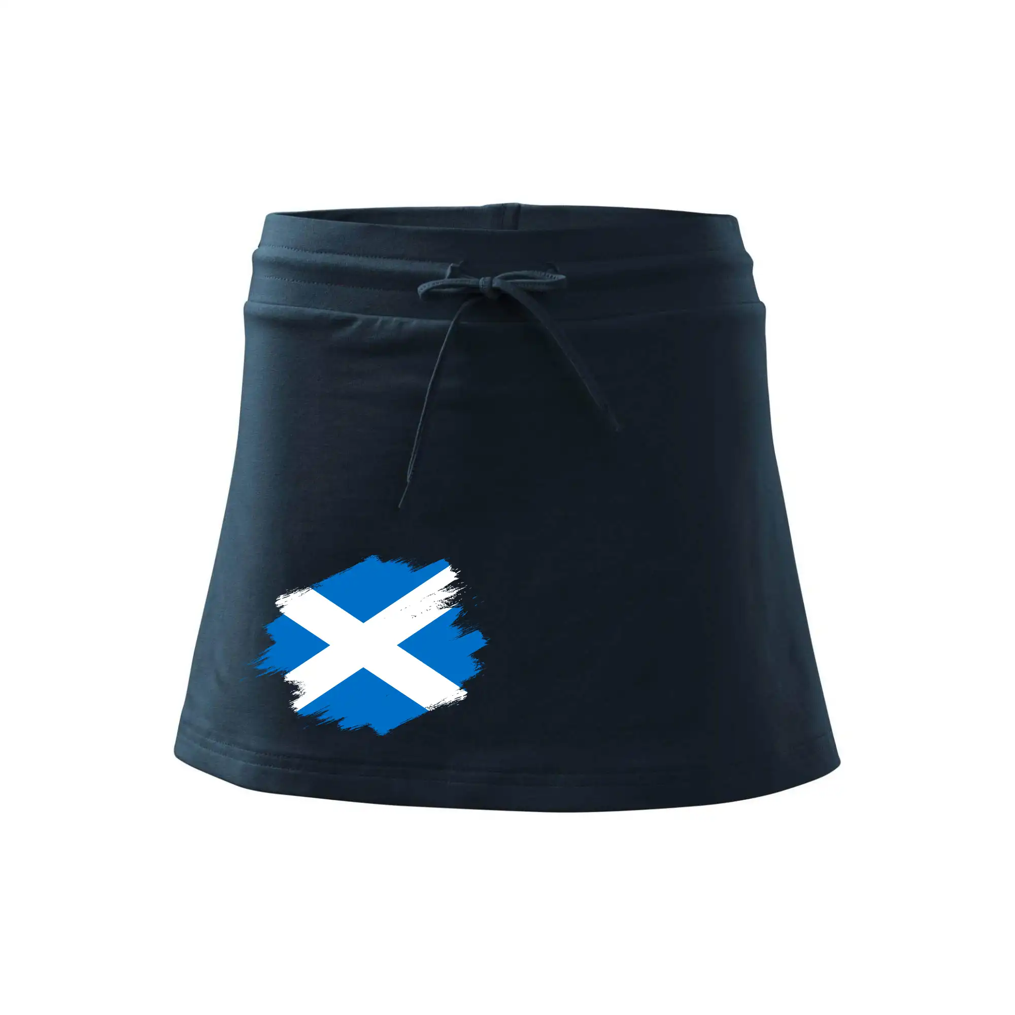 Skotská vlajka kreslená štetcem