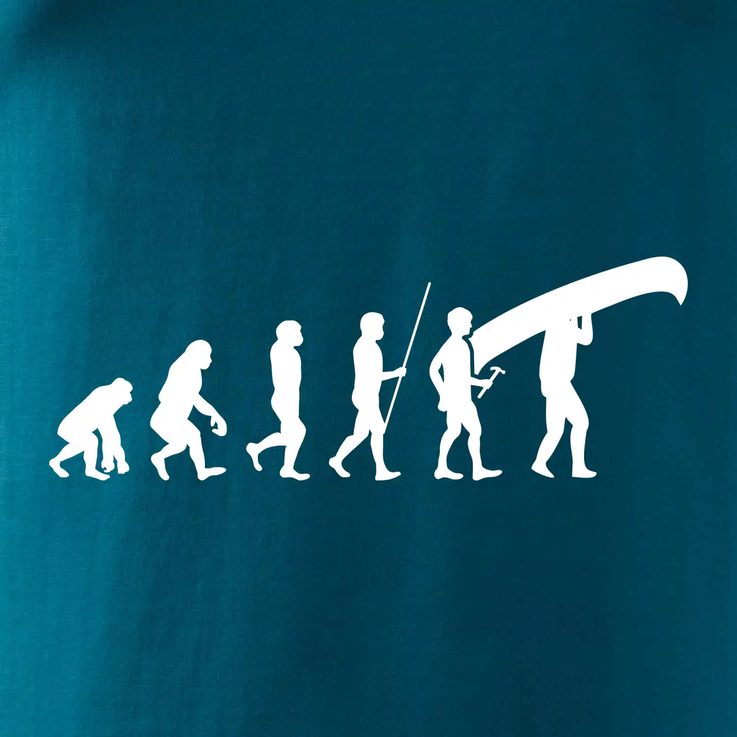 Evoluce kanoe nad hlavou