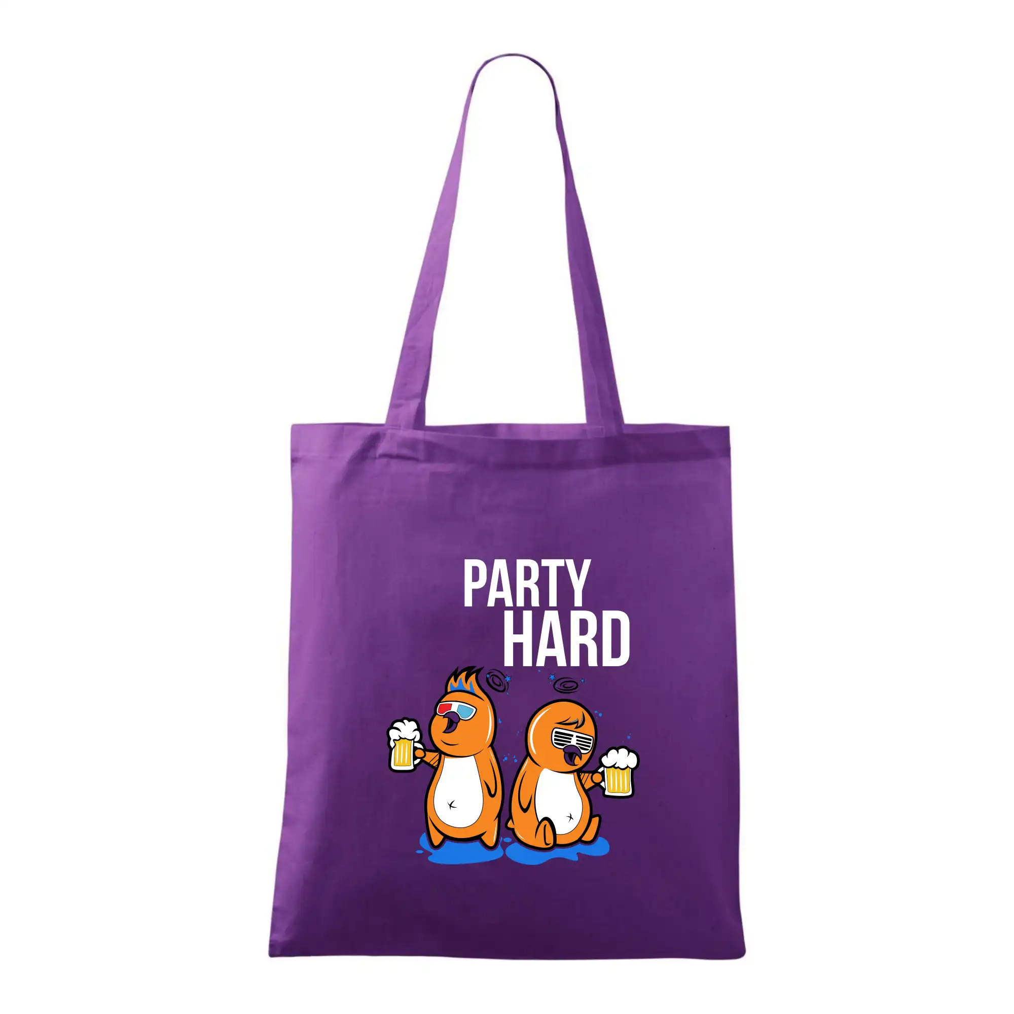 Tričká na párty - Party hard vtáky - Taška bavlnená