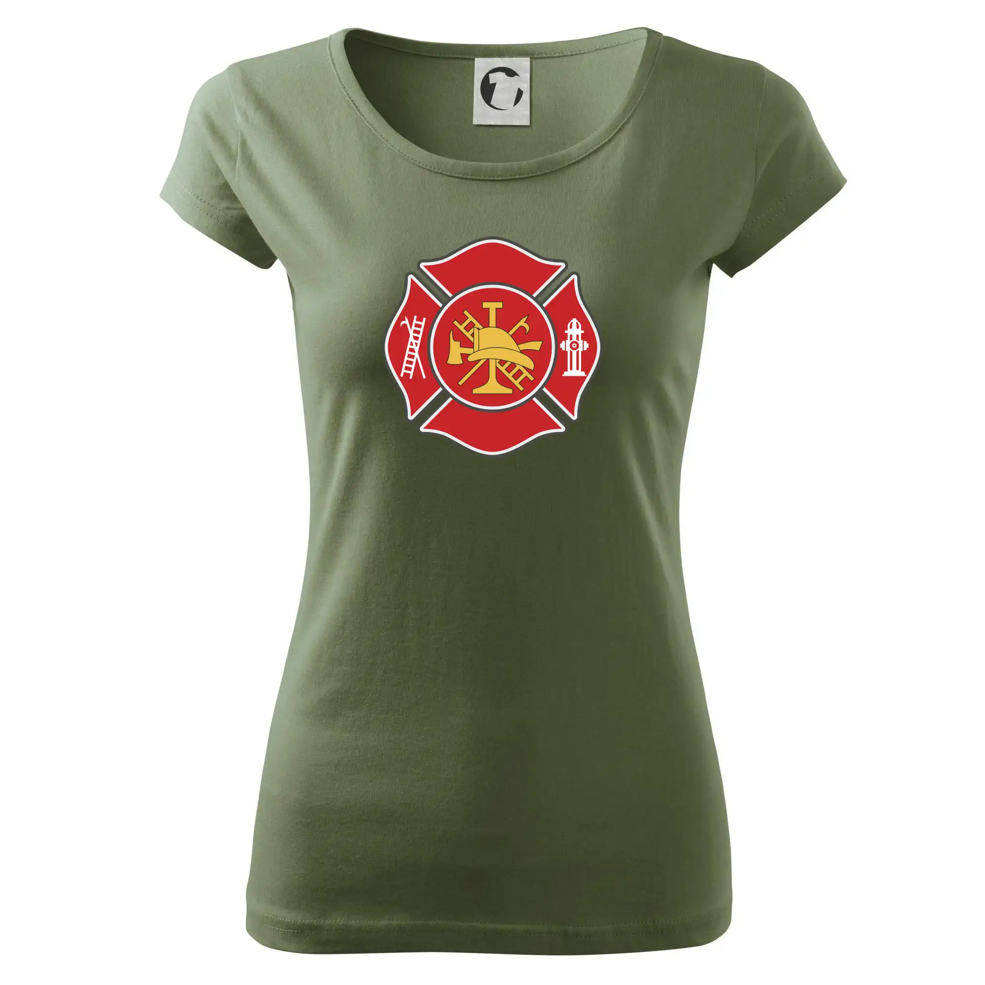 Fire department logo červené