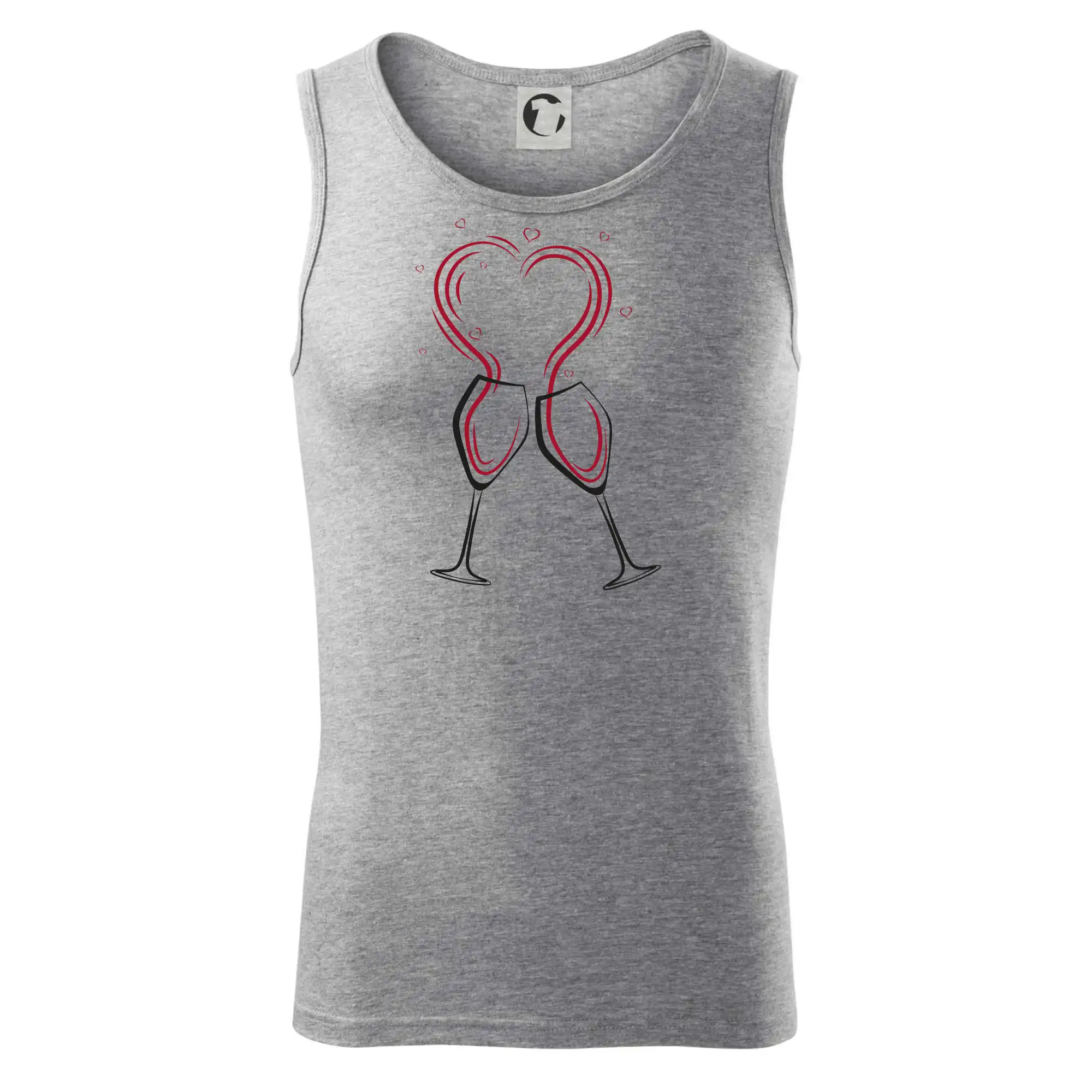 Víno je láska - srdíčka