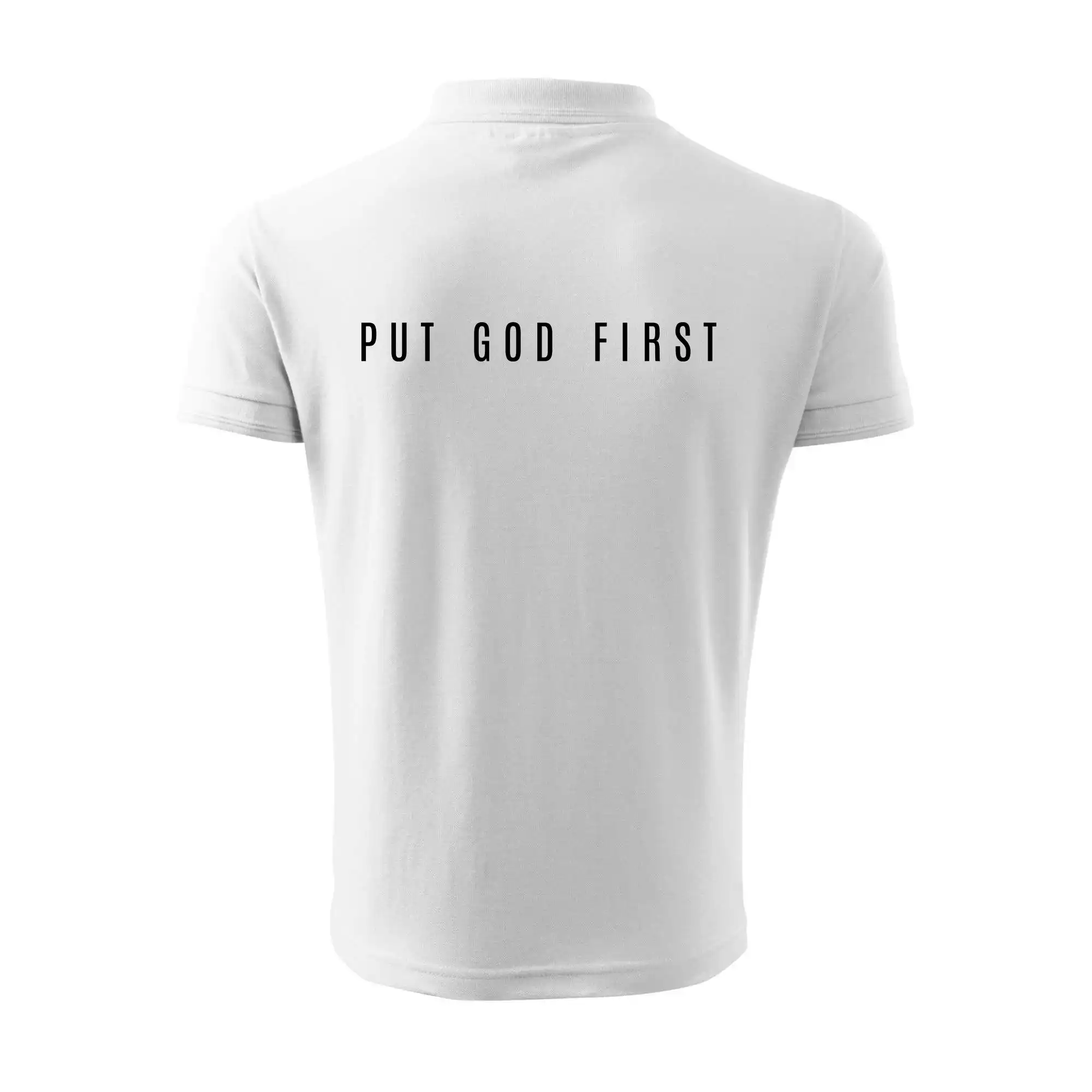 Put God first slabý nápis