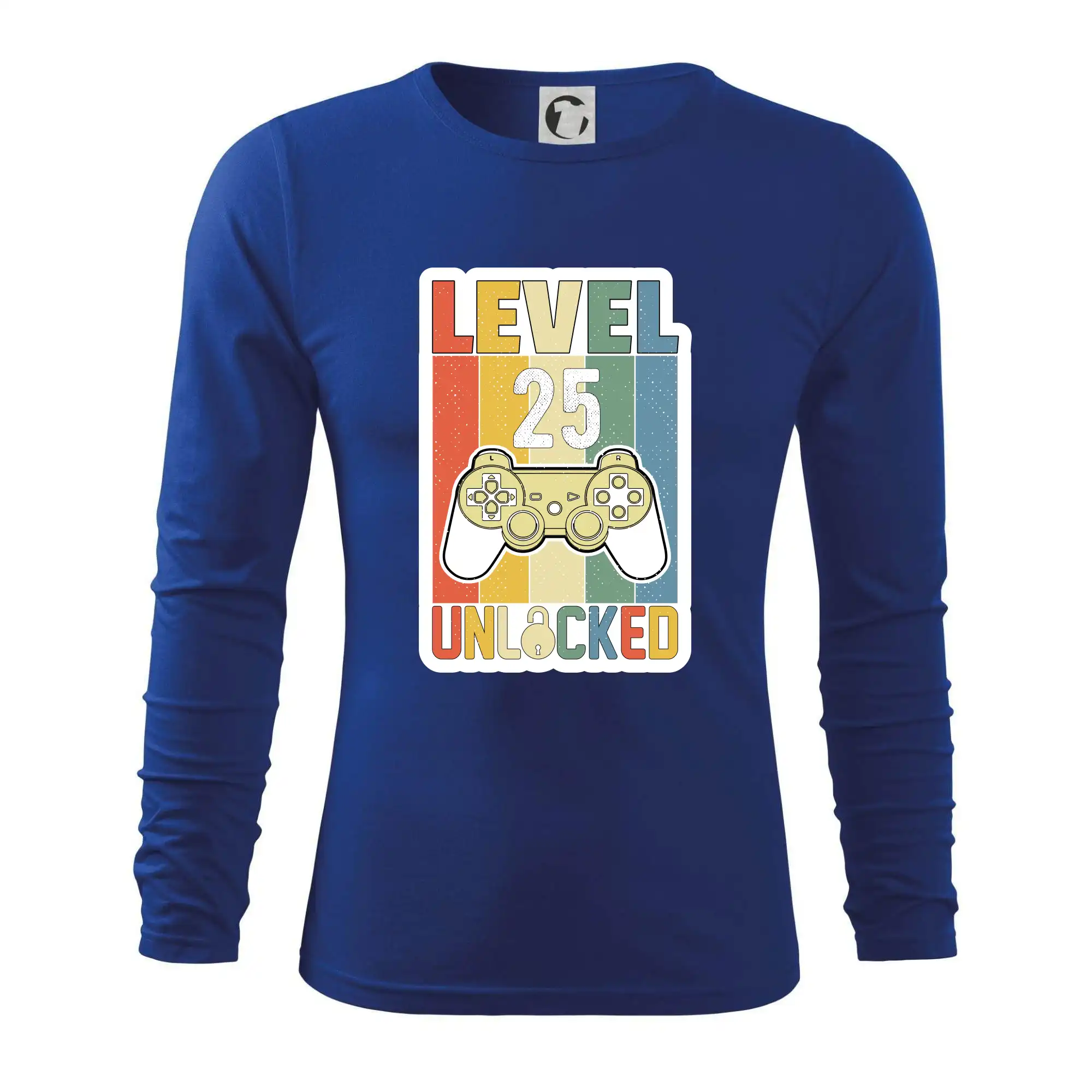 Tričká k narodeninám - Gaming narodeniny 25 - Tričko s dlhým rukávom FIT-T long sleeve