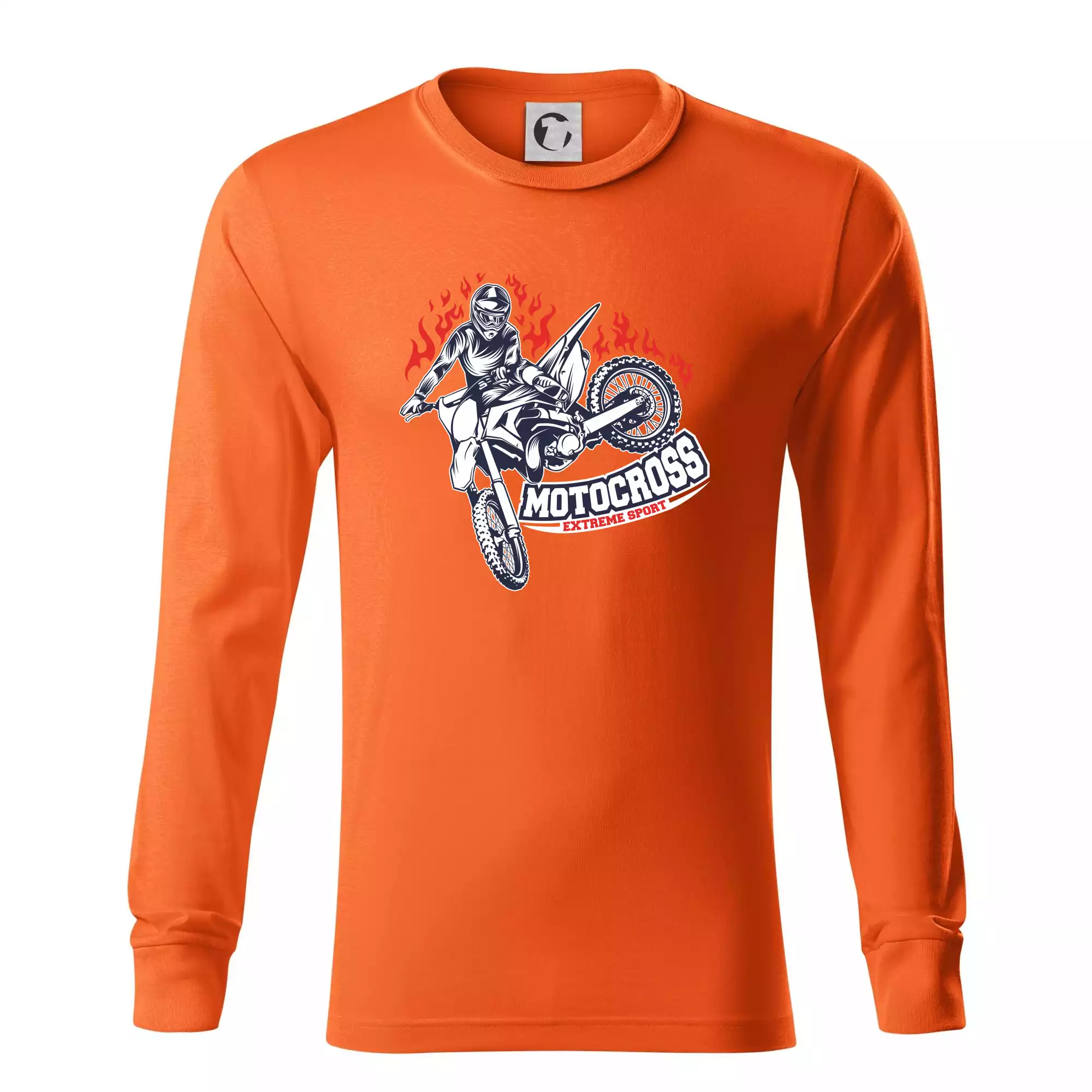 Motocross extreme sport fire