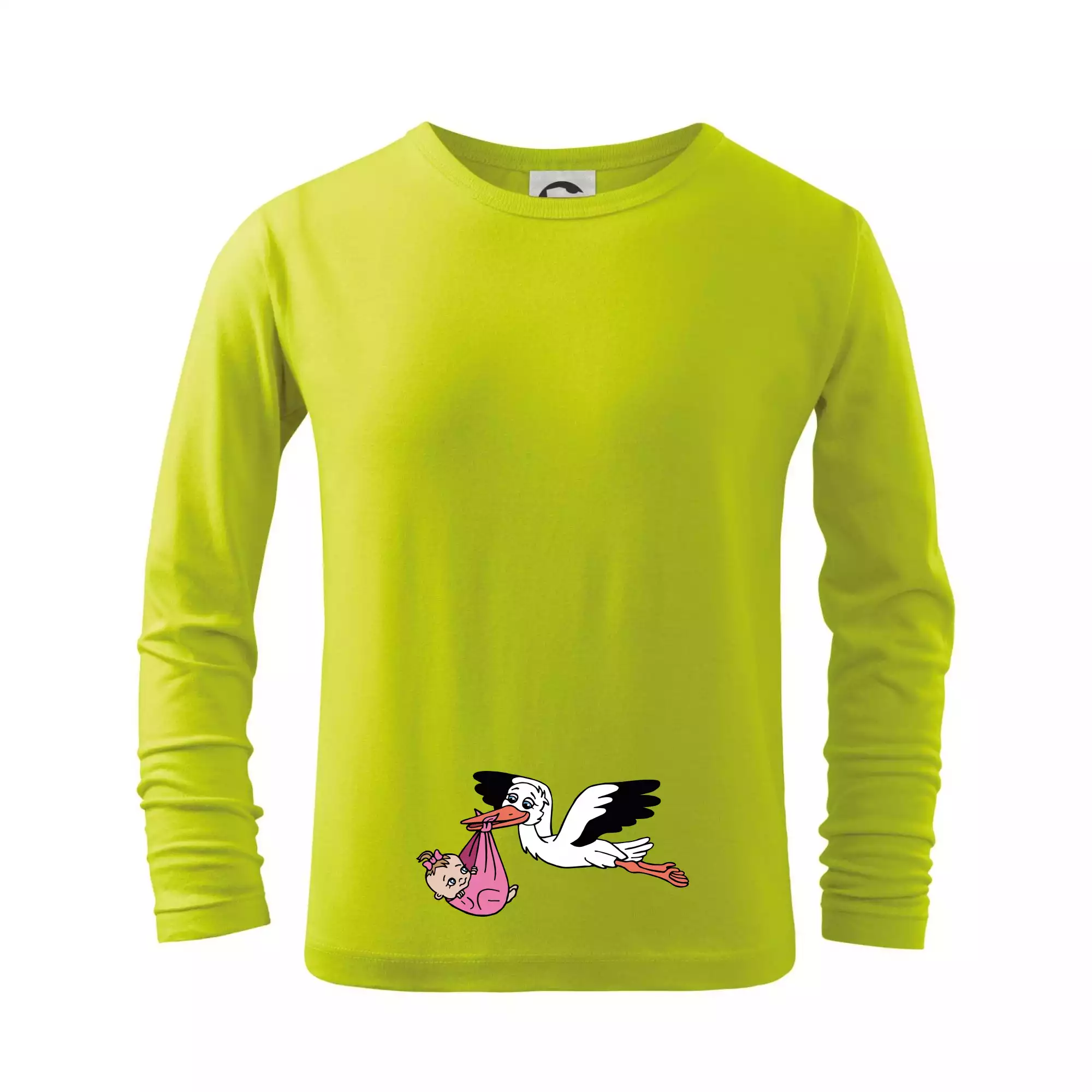 Čáp a miminko - holka (Hana-creative)