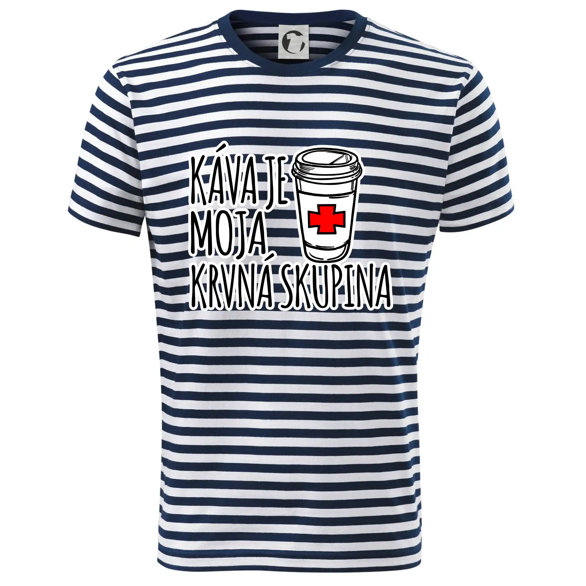 Motívy pre baristu a milovníkov kávy - Káva je moja krvná skupina - Dětské triko na vodu