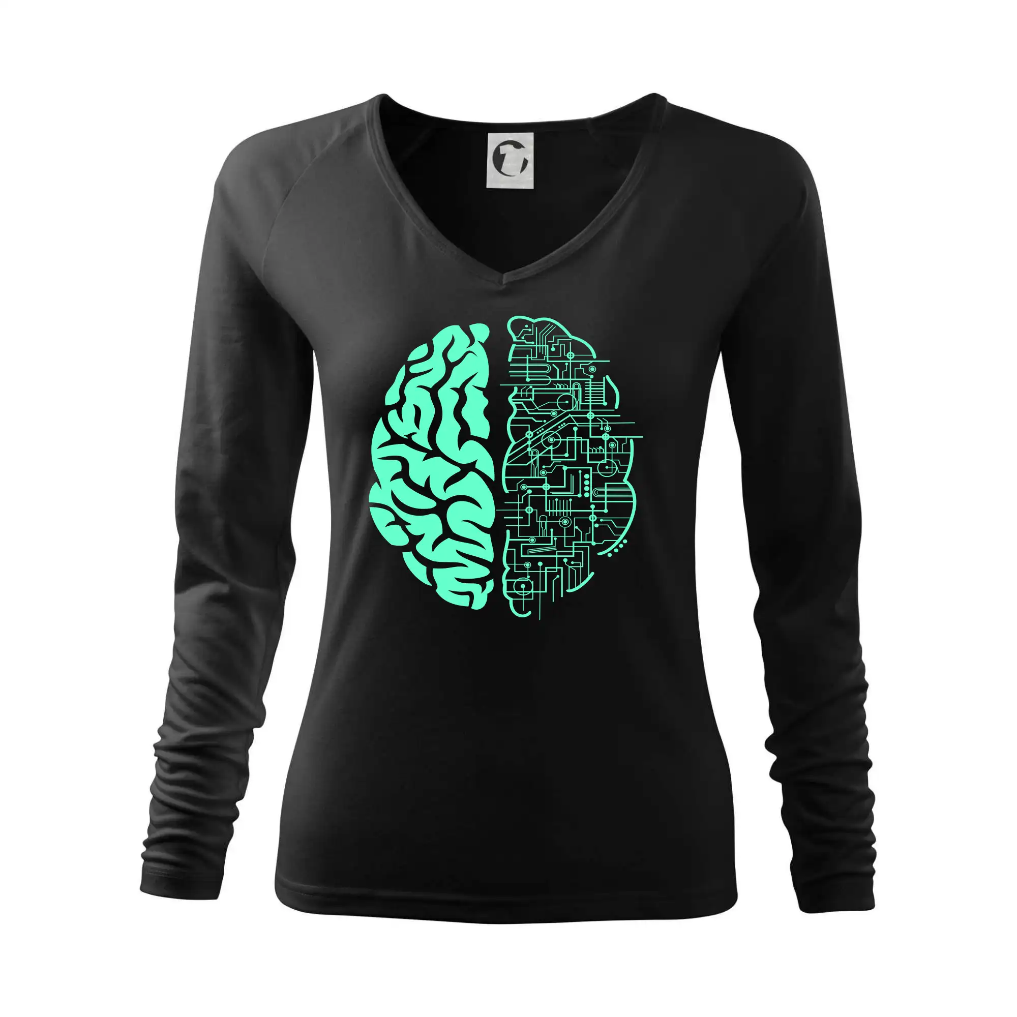 Grafické tričká - Electric Brain - Tričko dámske Elegance