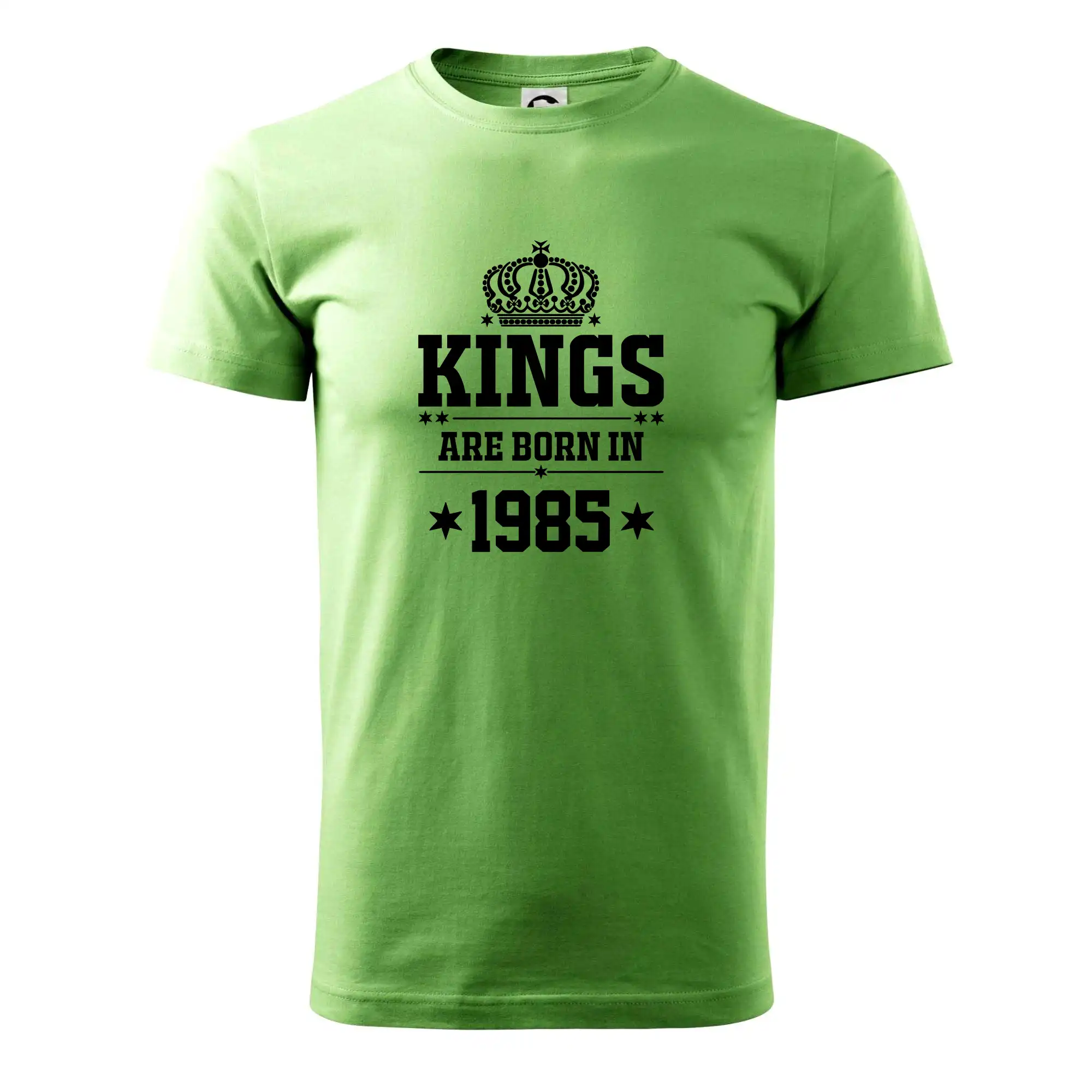 Trička s ročníkom 1985 - Kings are born in 1985 - Pánske tričko nižšej gramáže