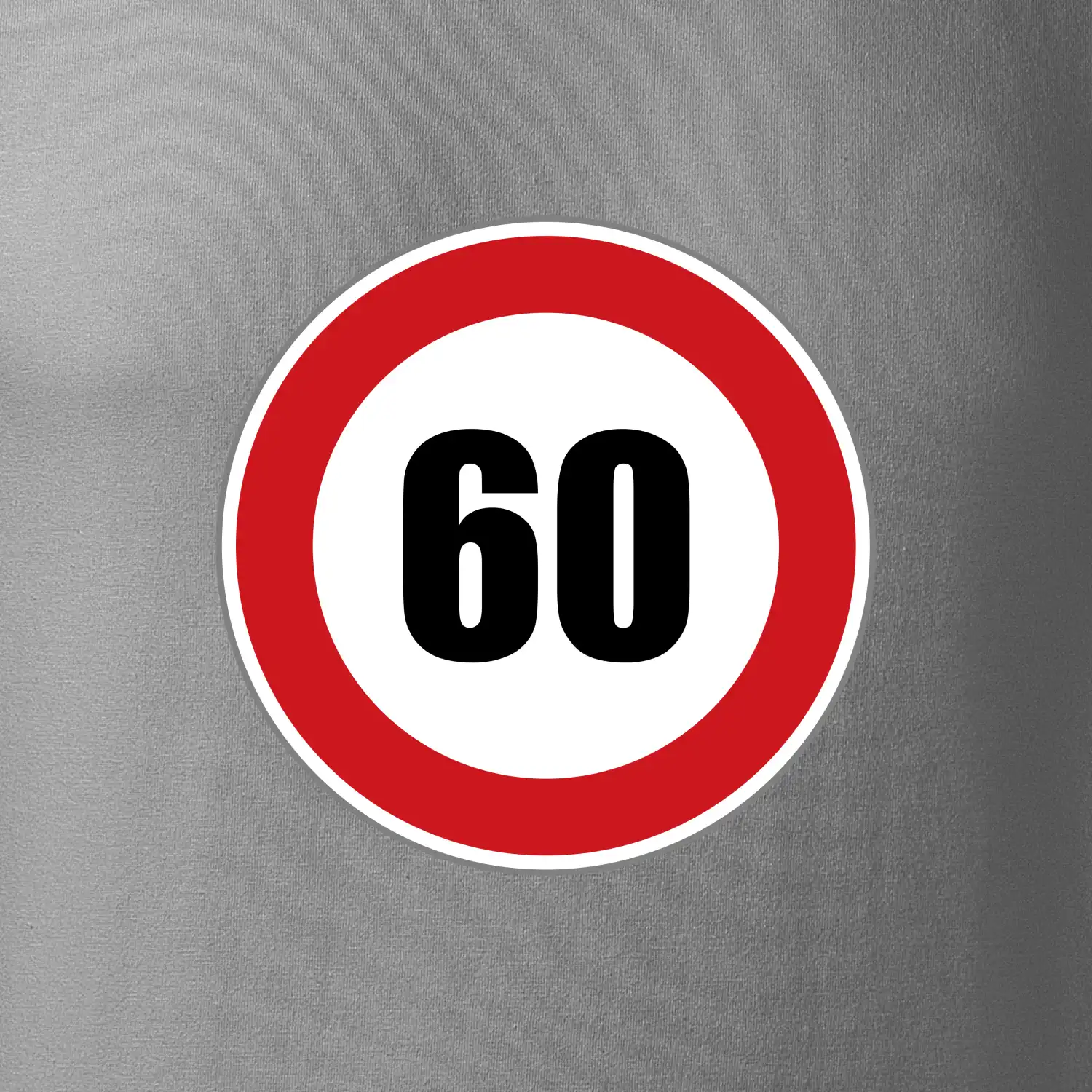 Dopravní značka - omezení rychlosti 60