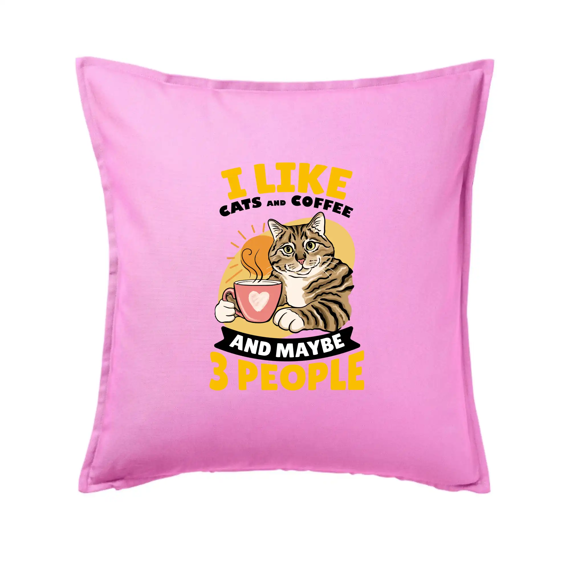 I like cats and coffee and maybe 3 people