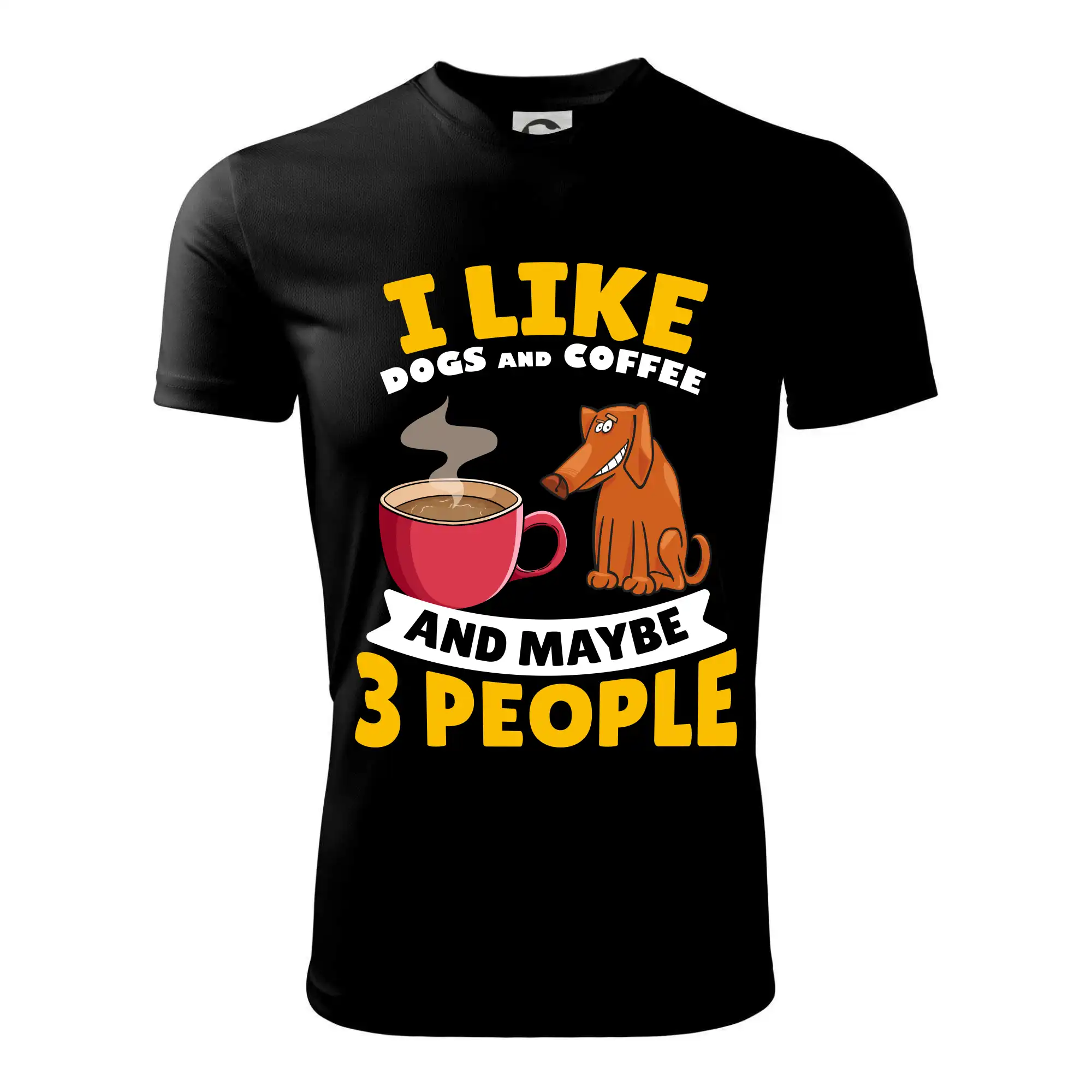I like dogs and coffee and maybe 3 people
