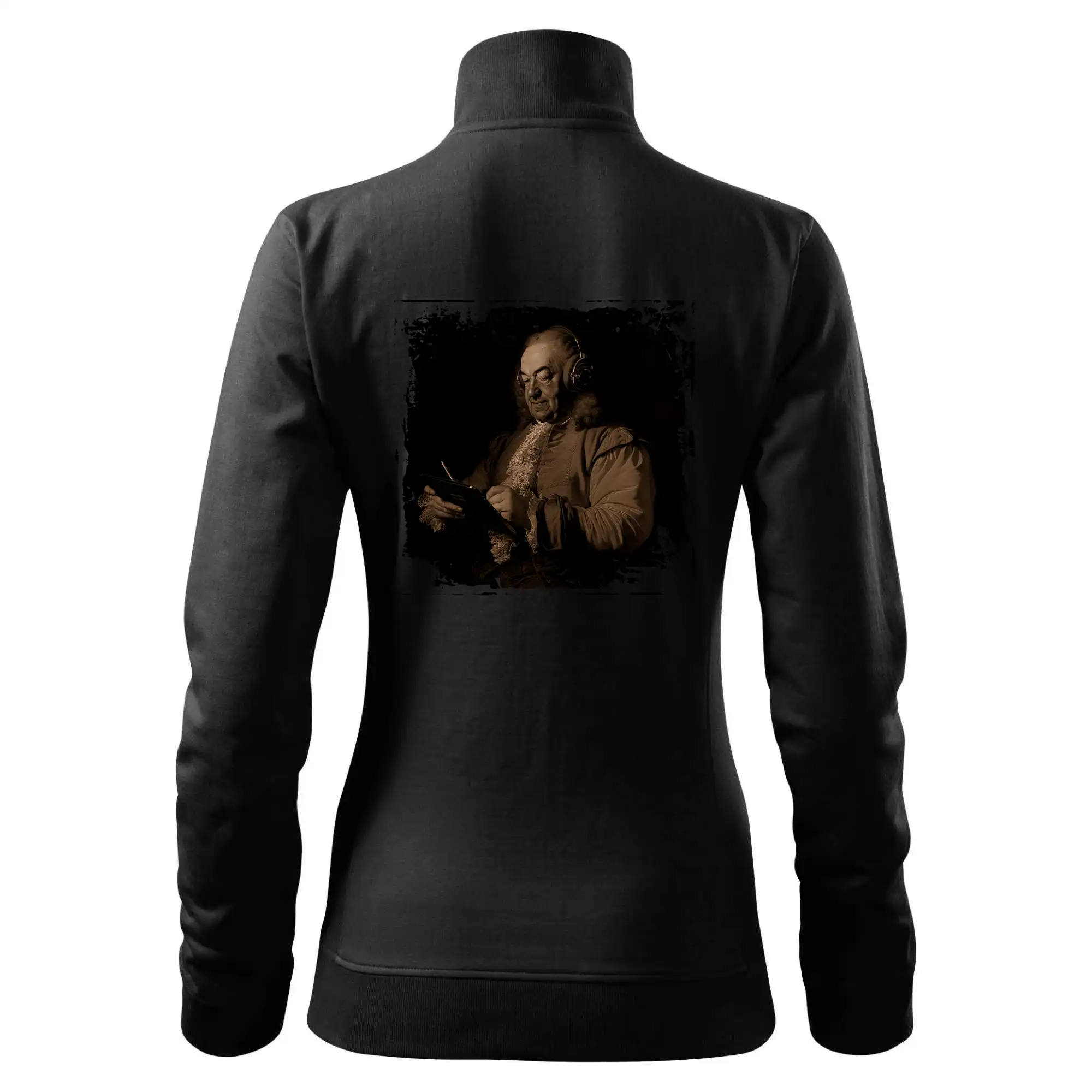 Johann Sebastian Bach se sluchátky