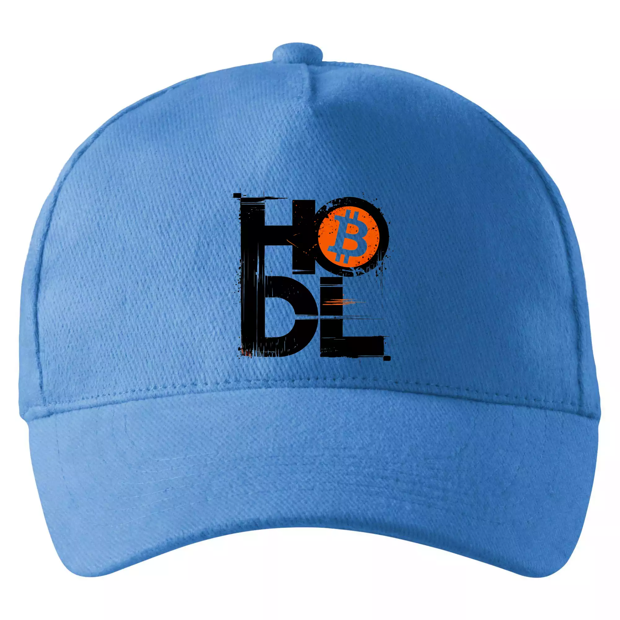 Hodl velký nápis a logo BTC