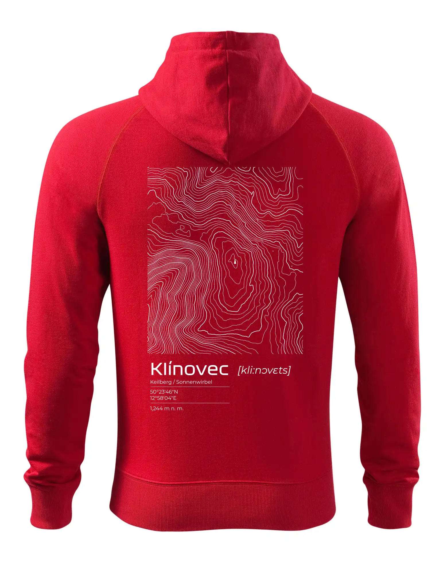 Klínovec - vrstevnice v obdélníku