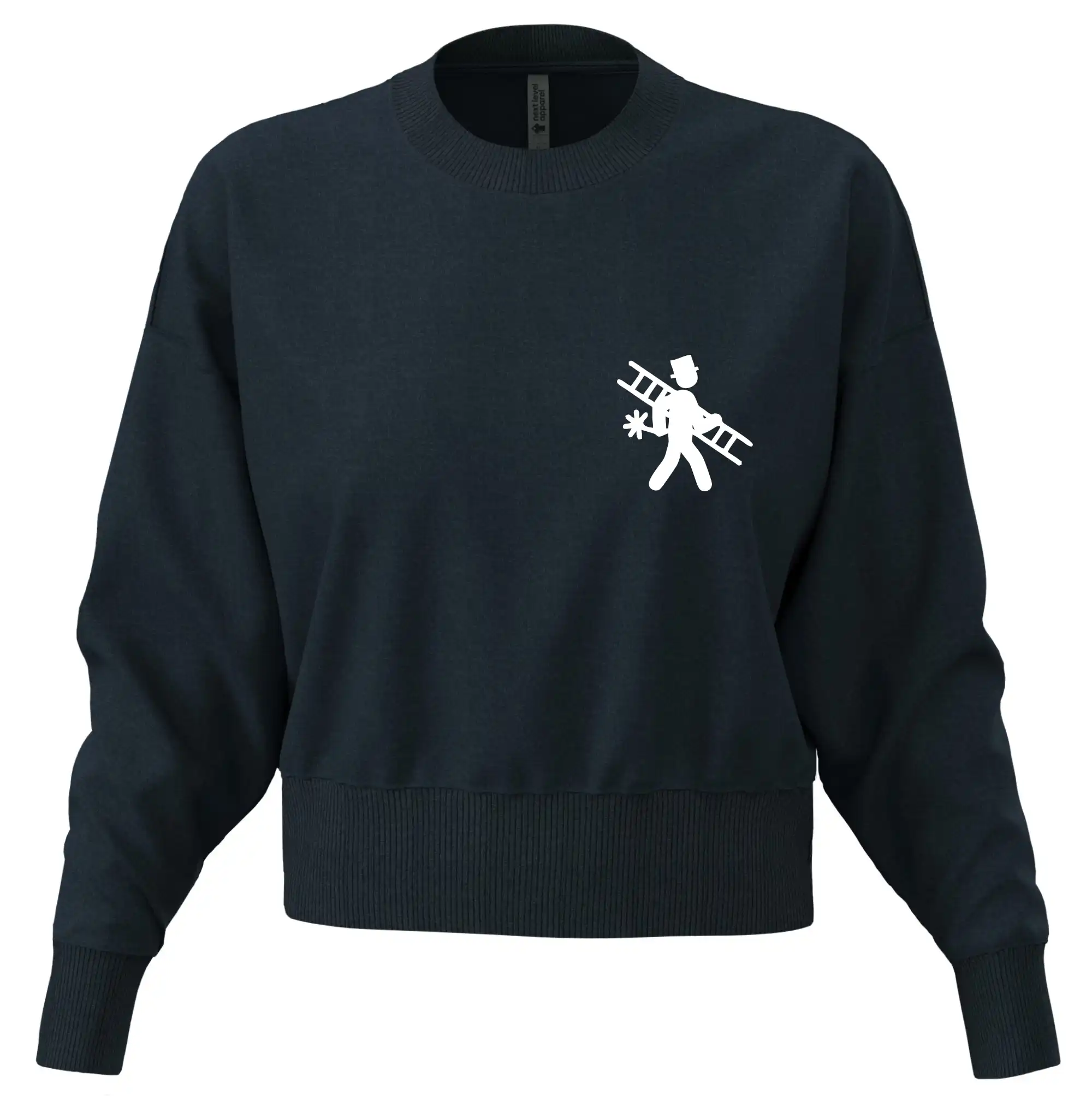 Kominík logo + nápis na zádech