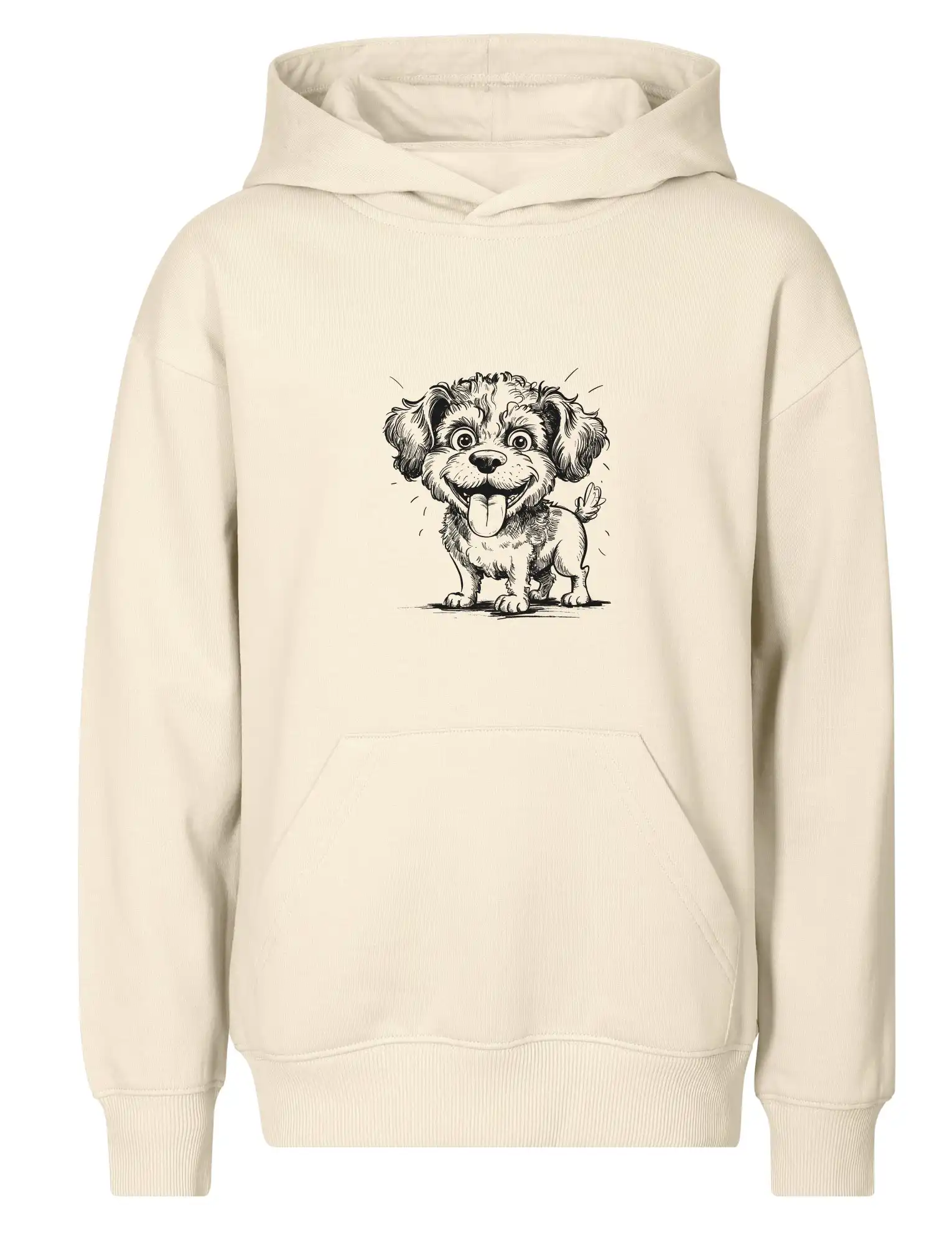 Lagotto romagnolo karikatura vypláznutý jazyk