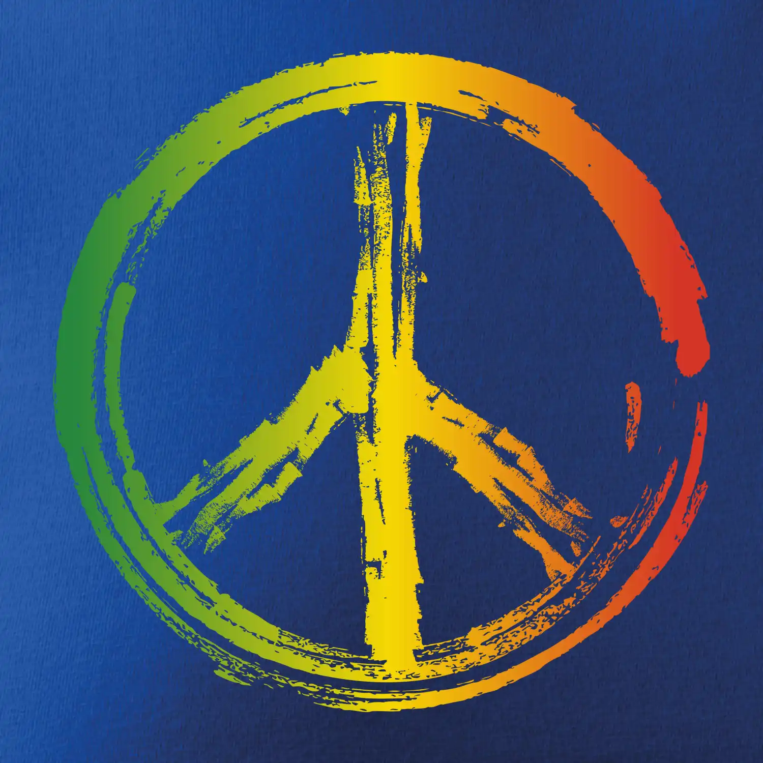 Peace symbol paint
