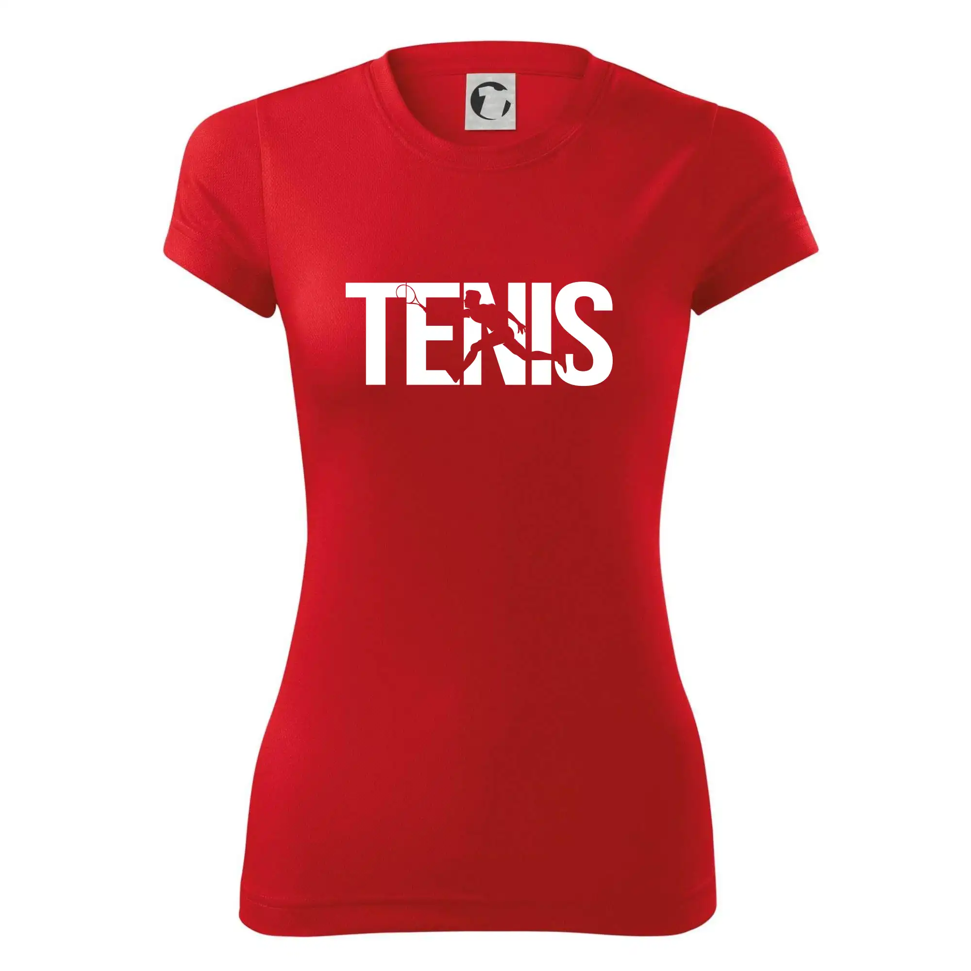 Tenis nápis silueta