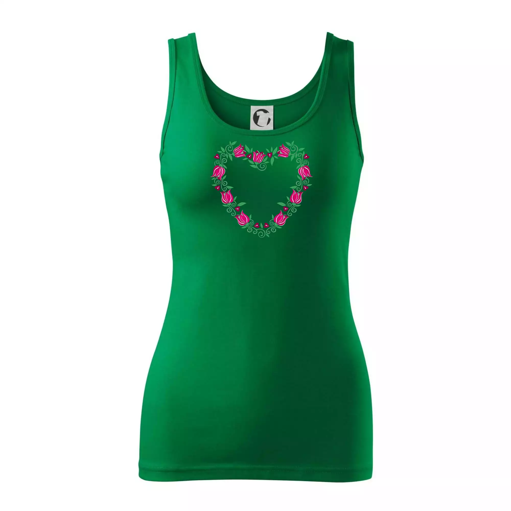 Červené tulipánové srdiečko (Pecka design)