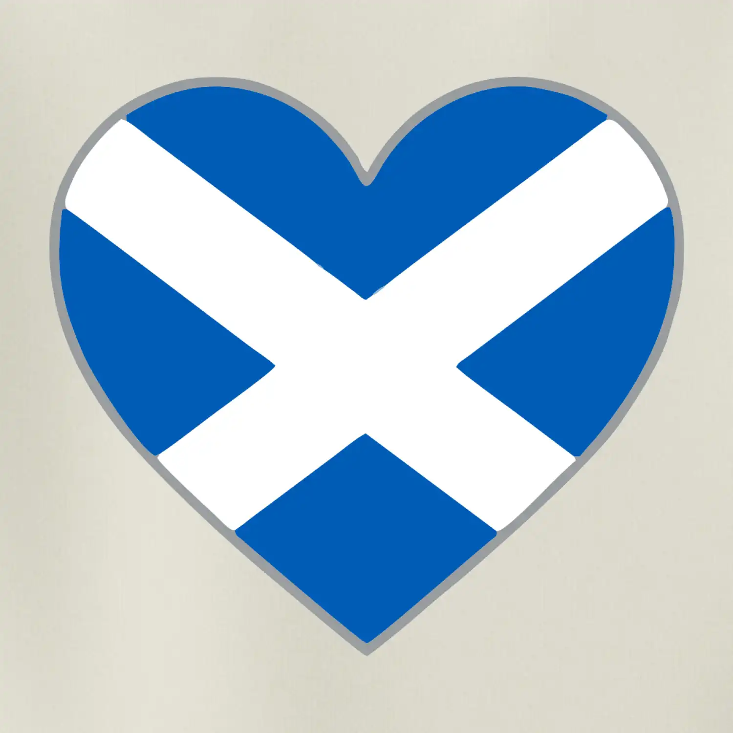 Skotské srdce na prso